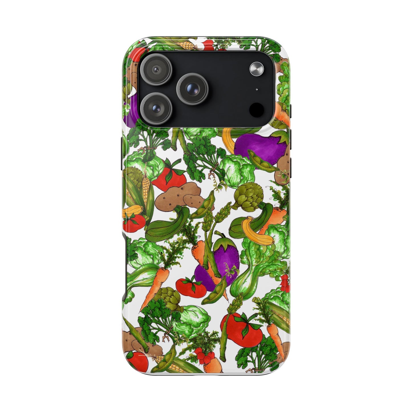 Veggie Jungle White Phone Case