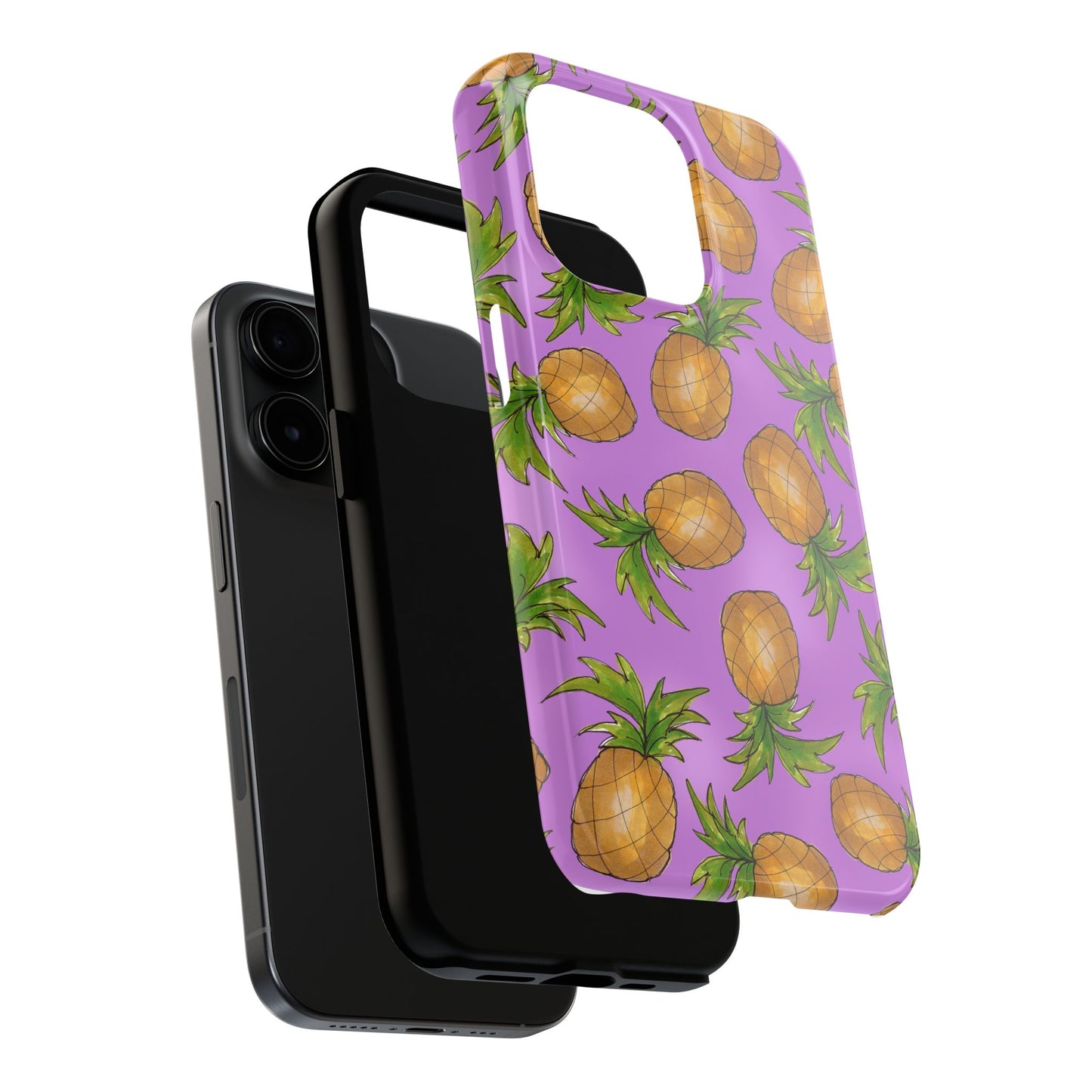 Pineapple Toss Lilac Phone Case