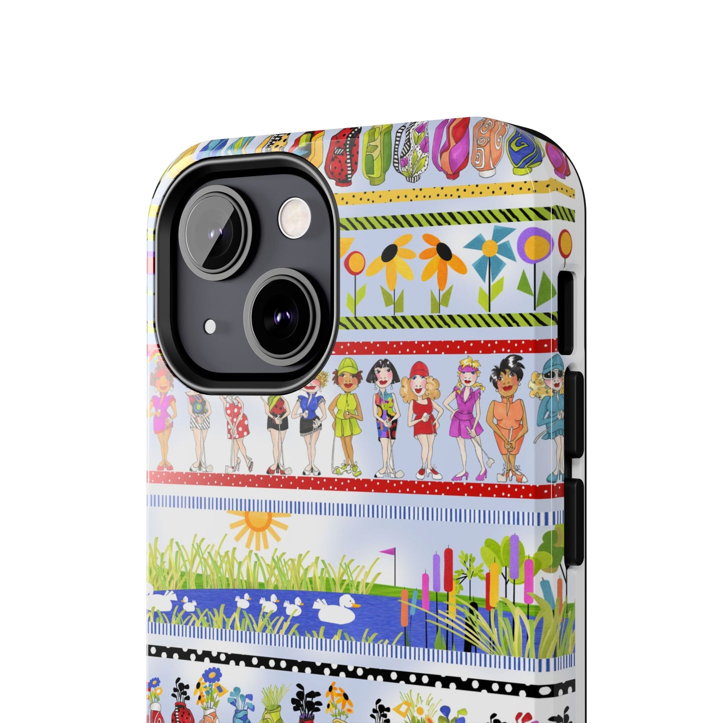 Golf Borders Blue Sky Phone Case