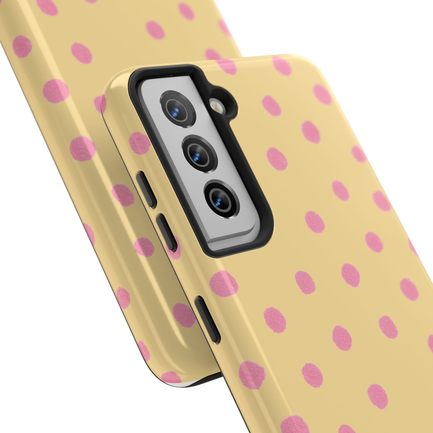 Medium Dots Sunshine / Pink Phone Case