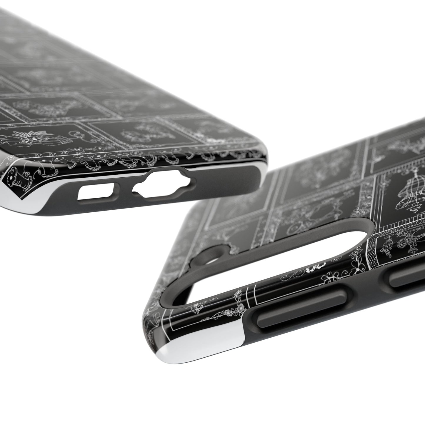 Sew Fancy Black Phone Case