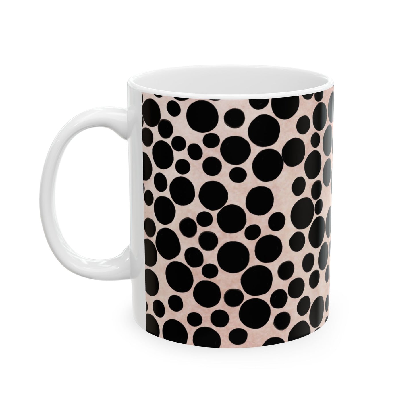 Felt Dots Pink Cup