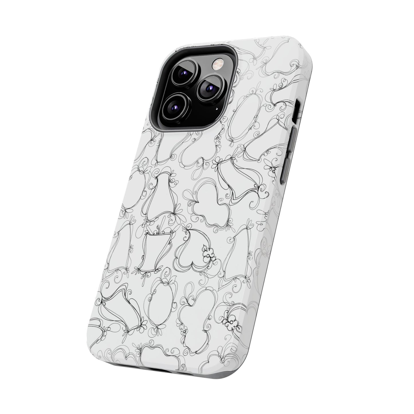 Frames White / Black Phone Case