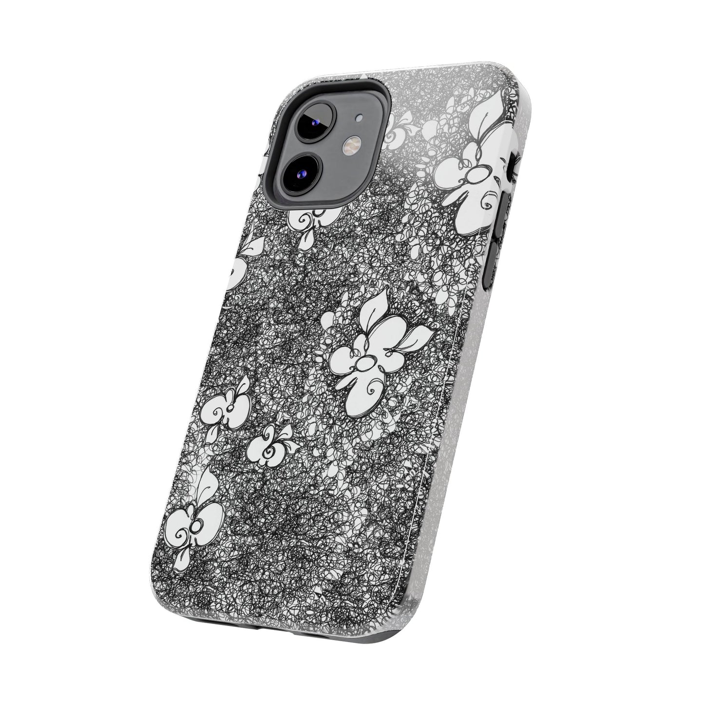 Flower Scribbles Phone Case