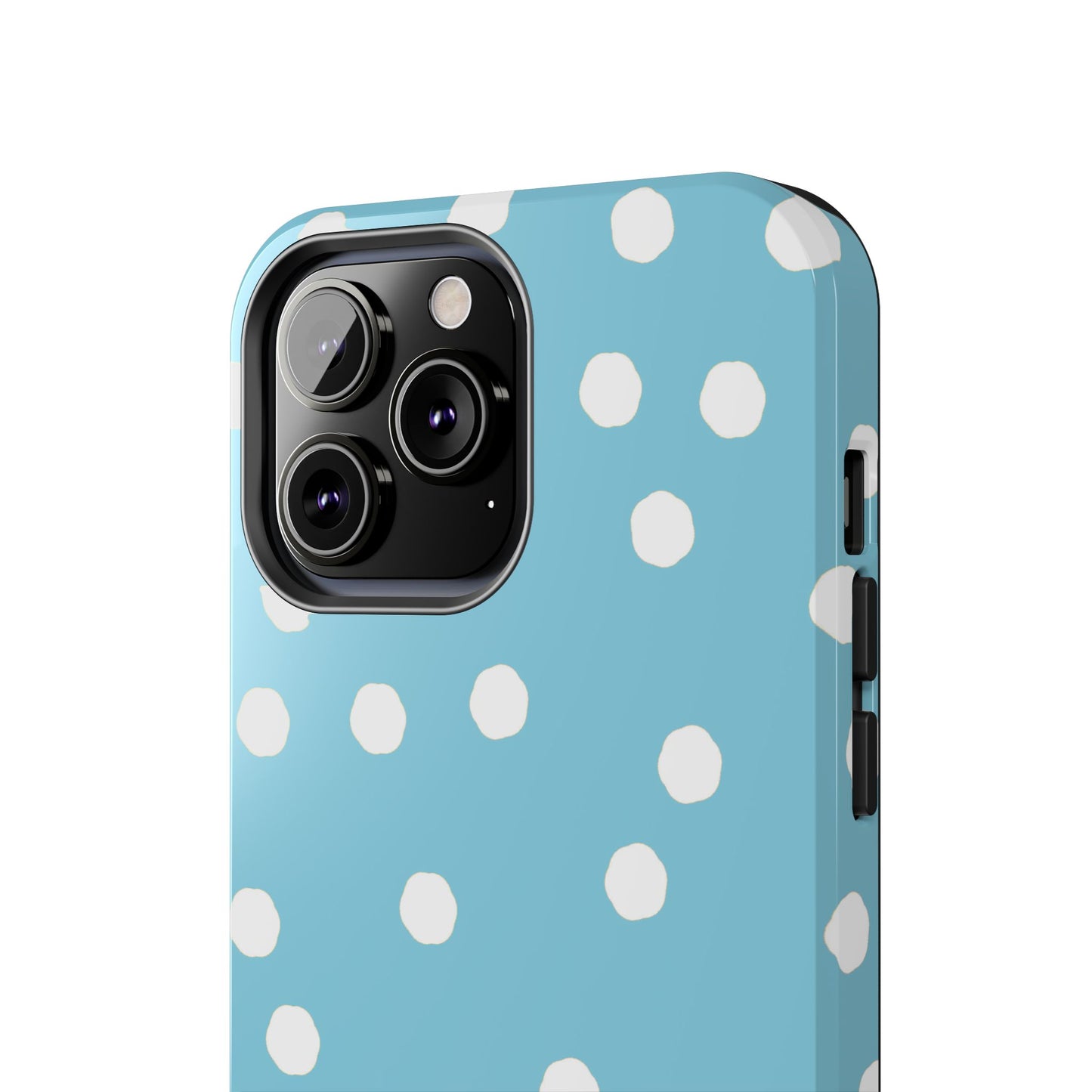 Jumbo Dots Turquoise / White Phone Case