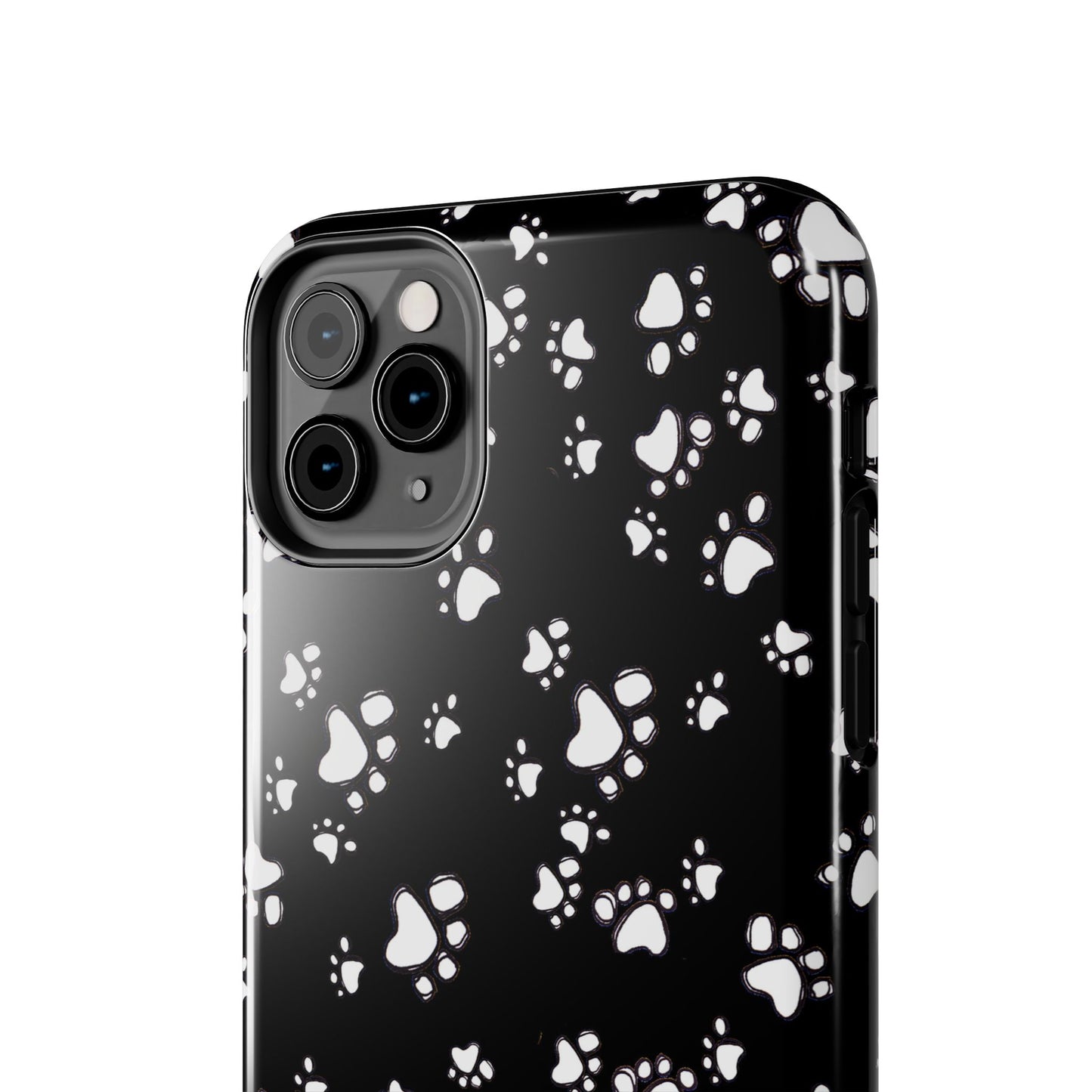 Paw Flakes Black Phone Case