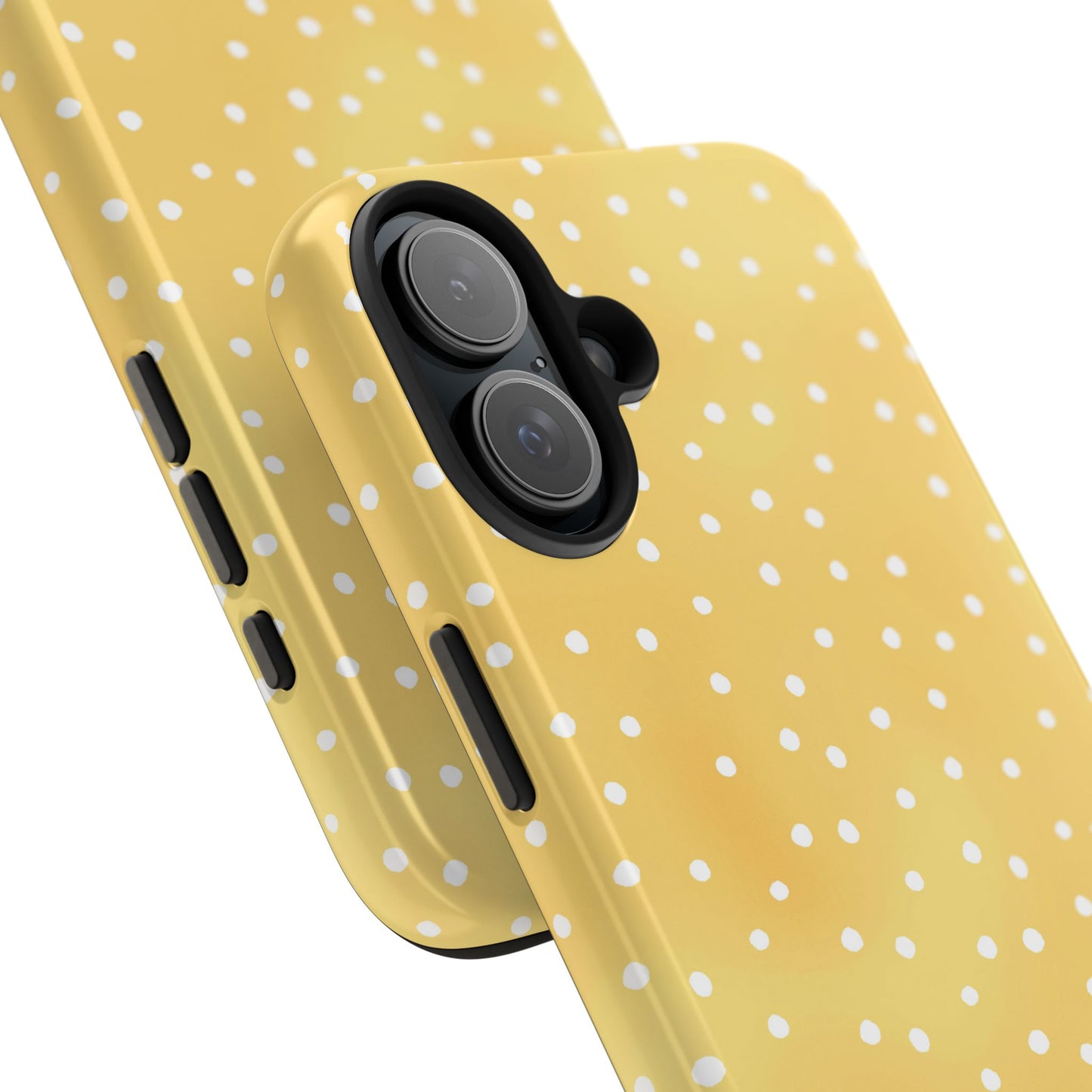 Dinky Dots Yellow / White Phone Case