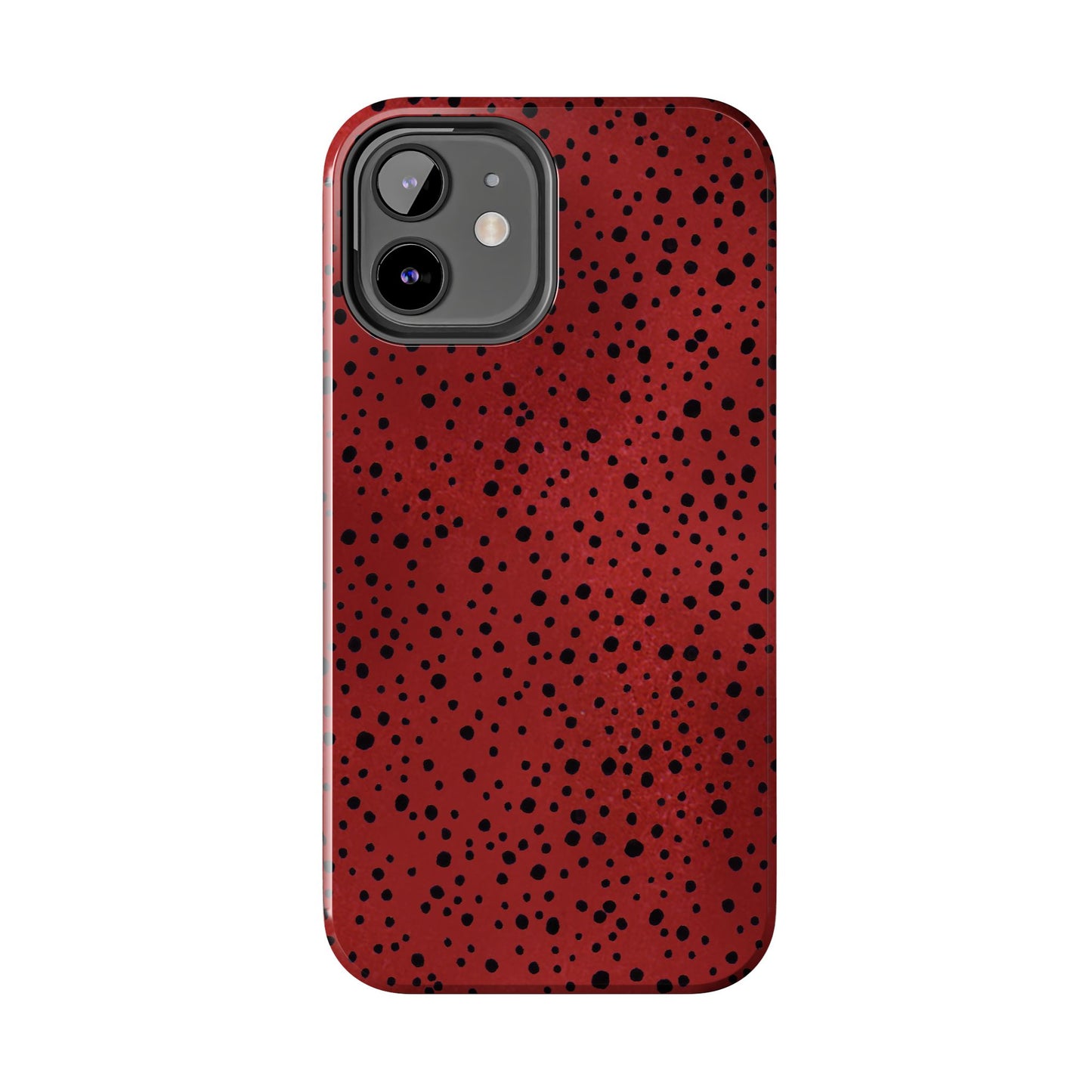 Pepper Dots Red / Black Phone Case