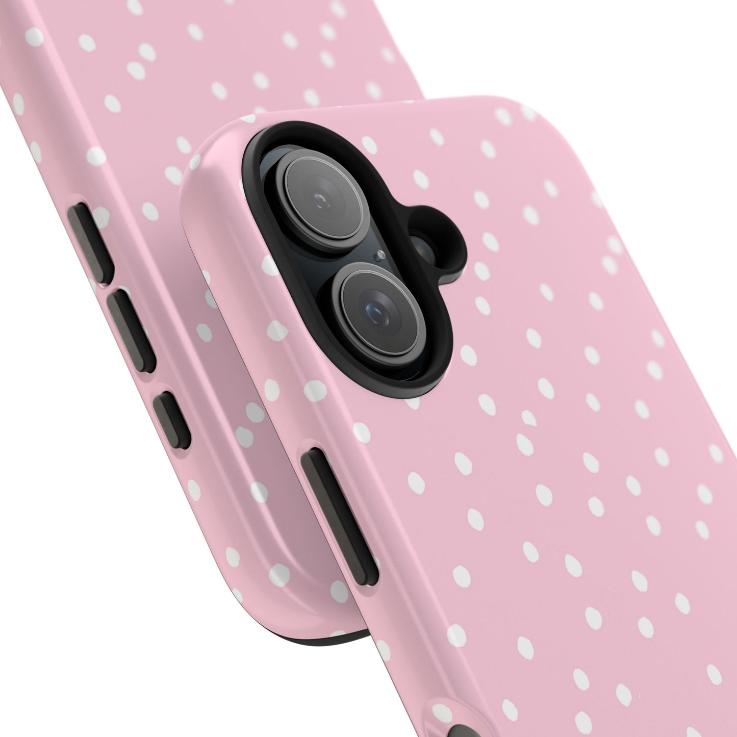 Space Dots Pink / White Phone Case