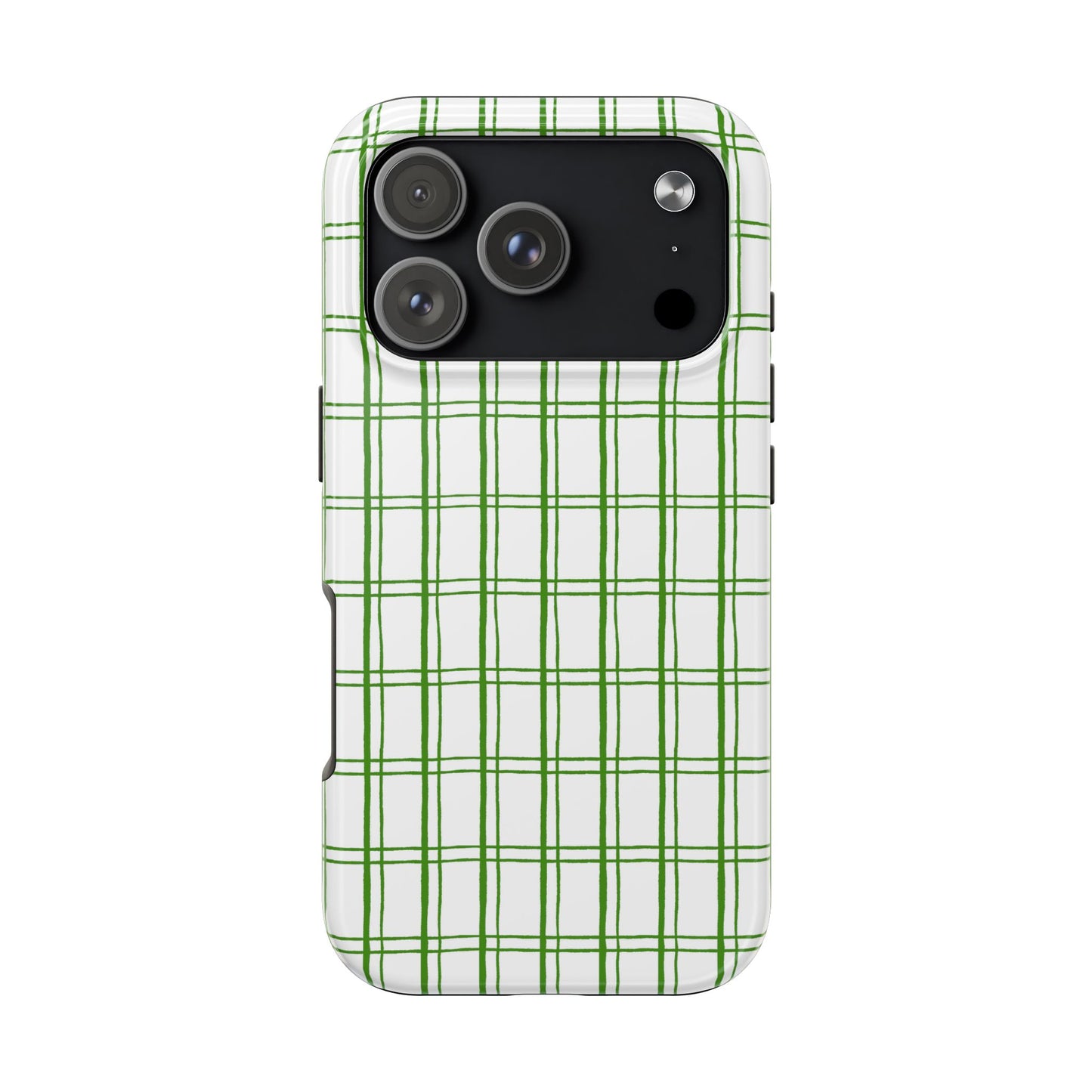 Kitchen Plaid White / Green Phone Case