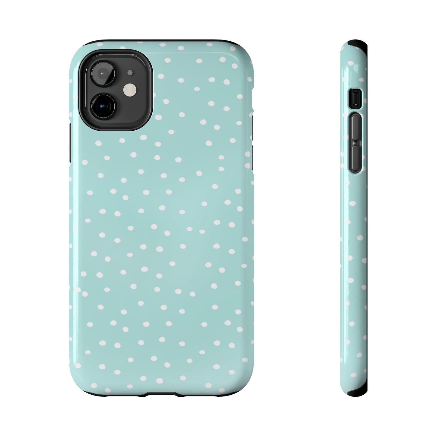 Petite Dots Seafoam / White Phone Case