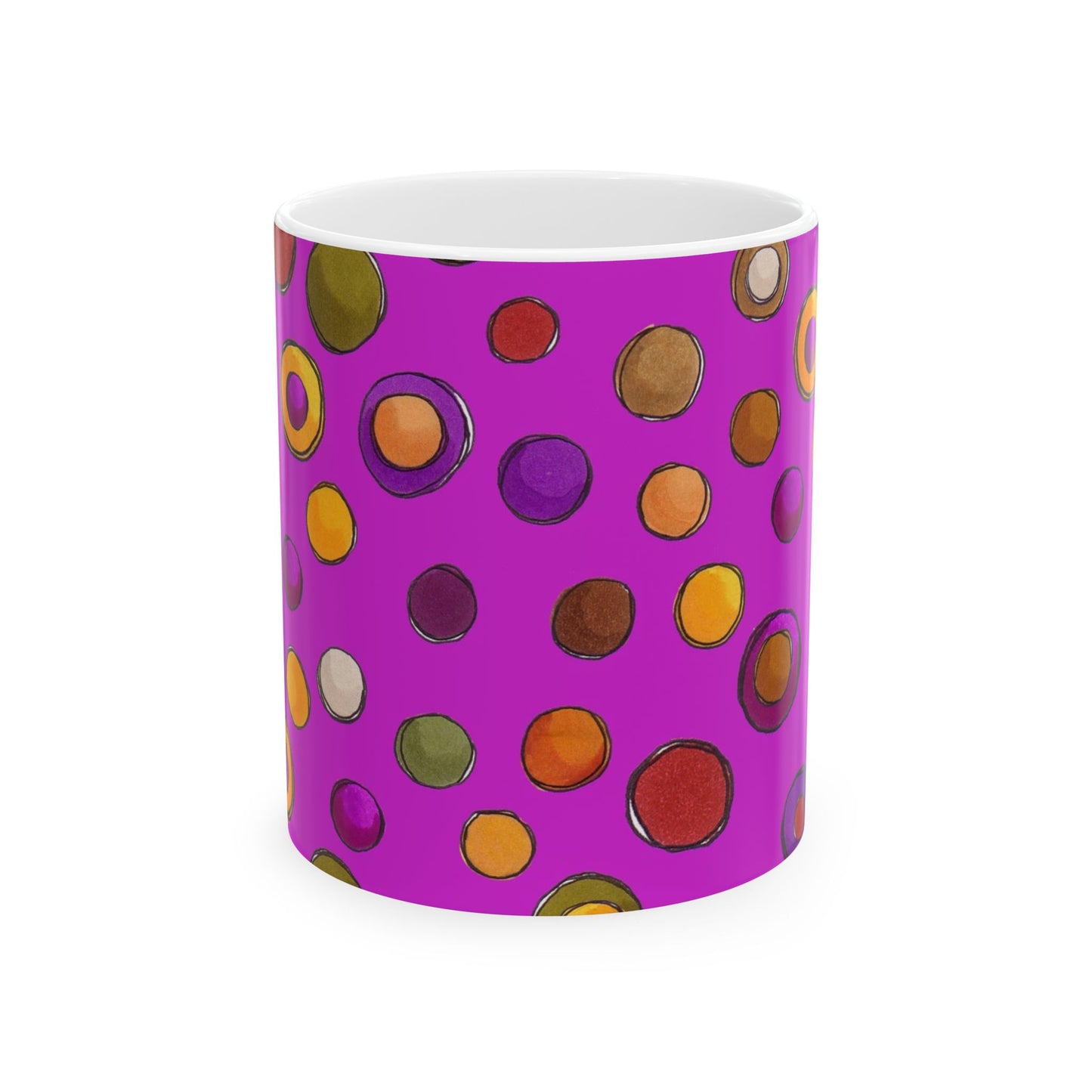 Double Dots Fuchsia Cup