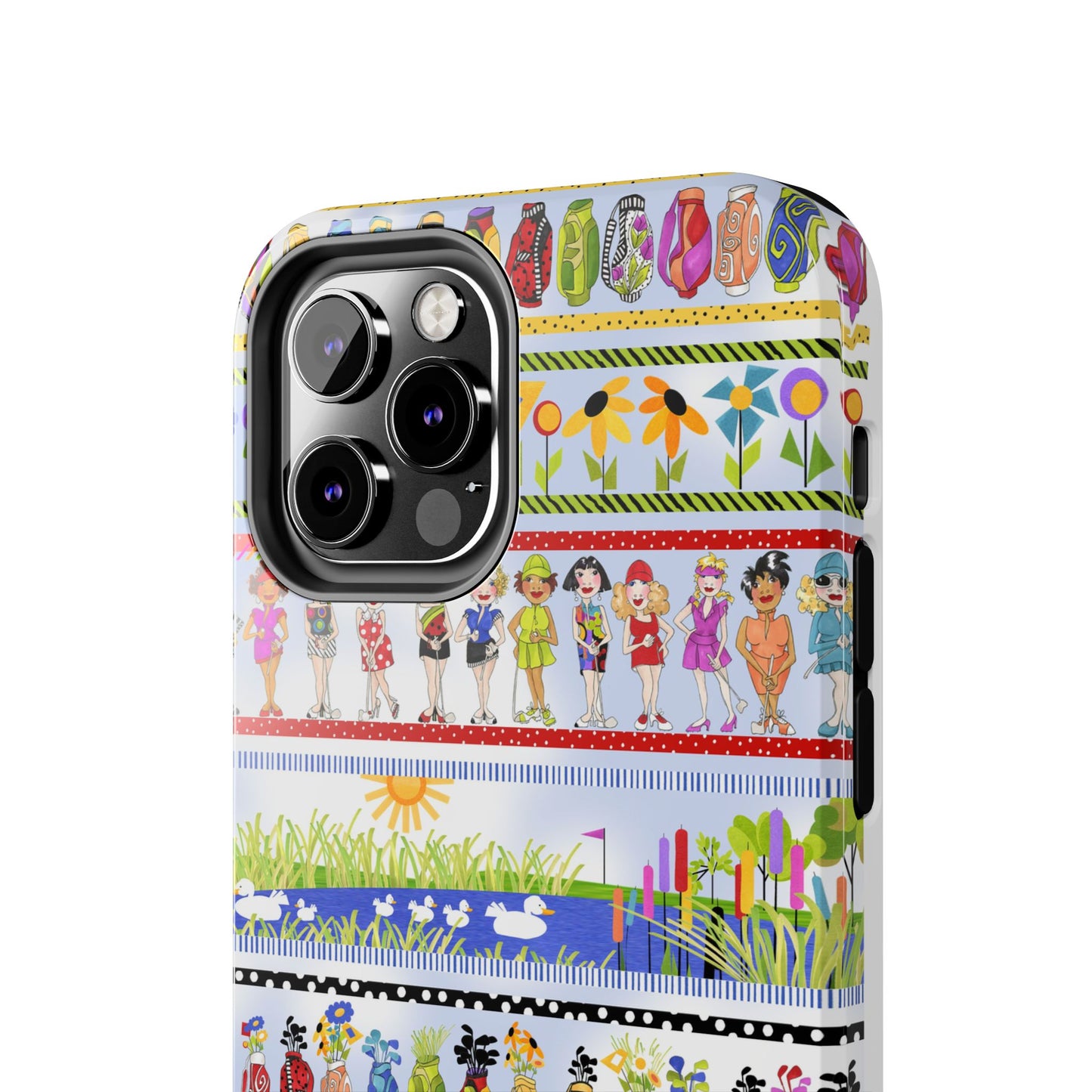 Golf Borders Blue Sky Phone Case