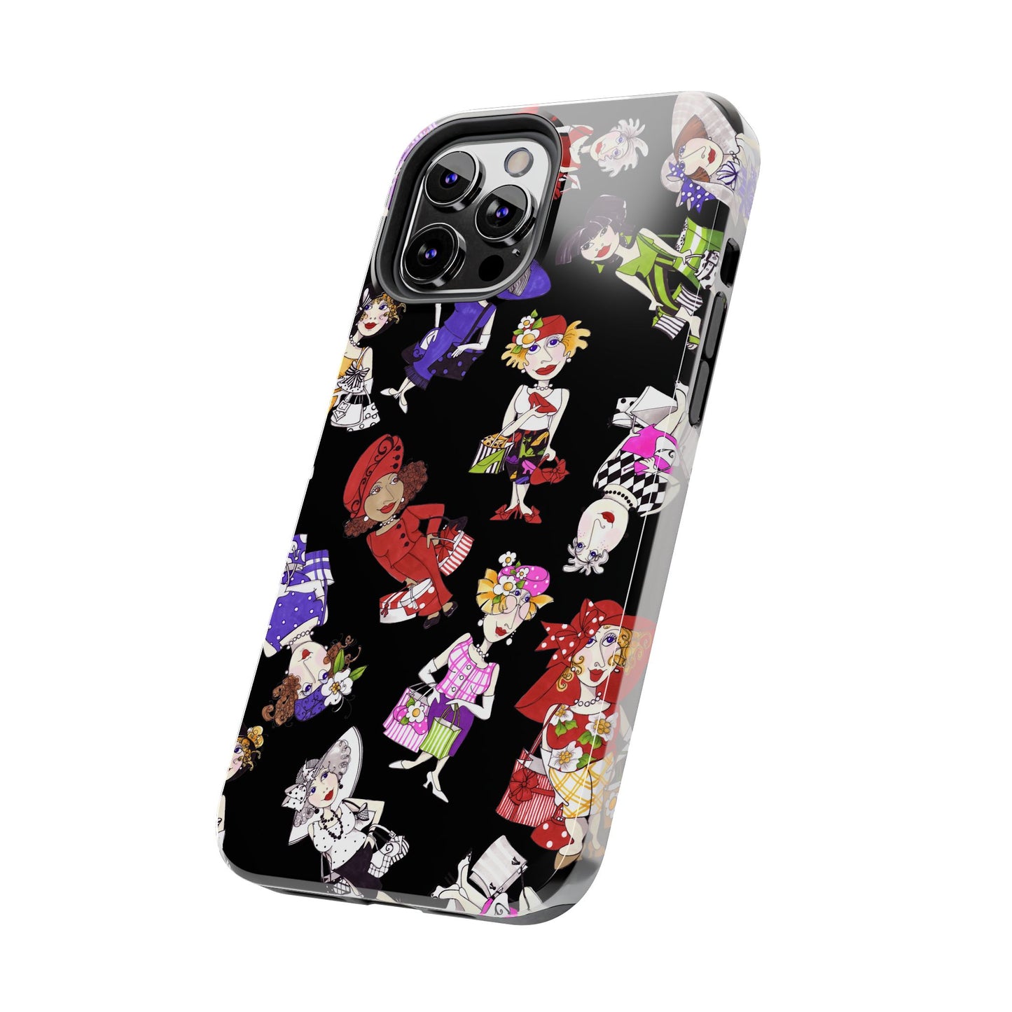 Gone Shopping Tossed Black Phone Case