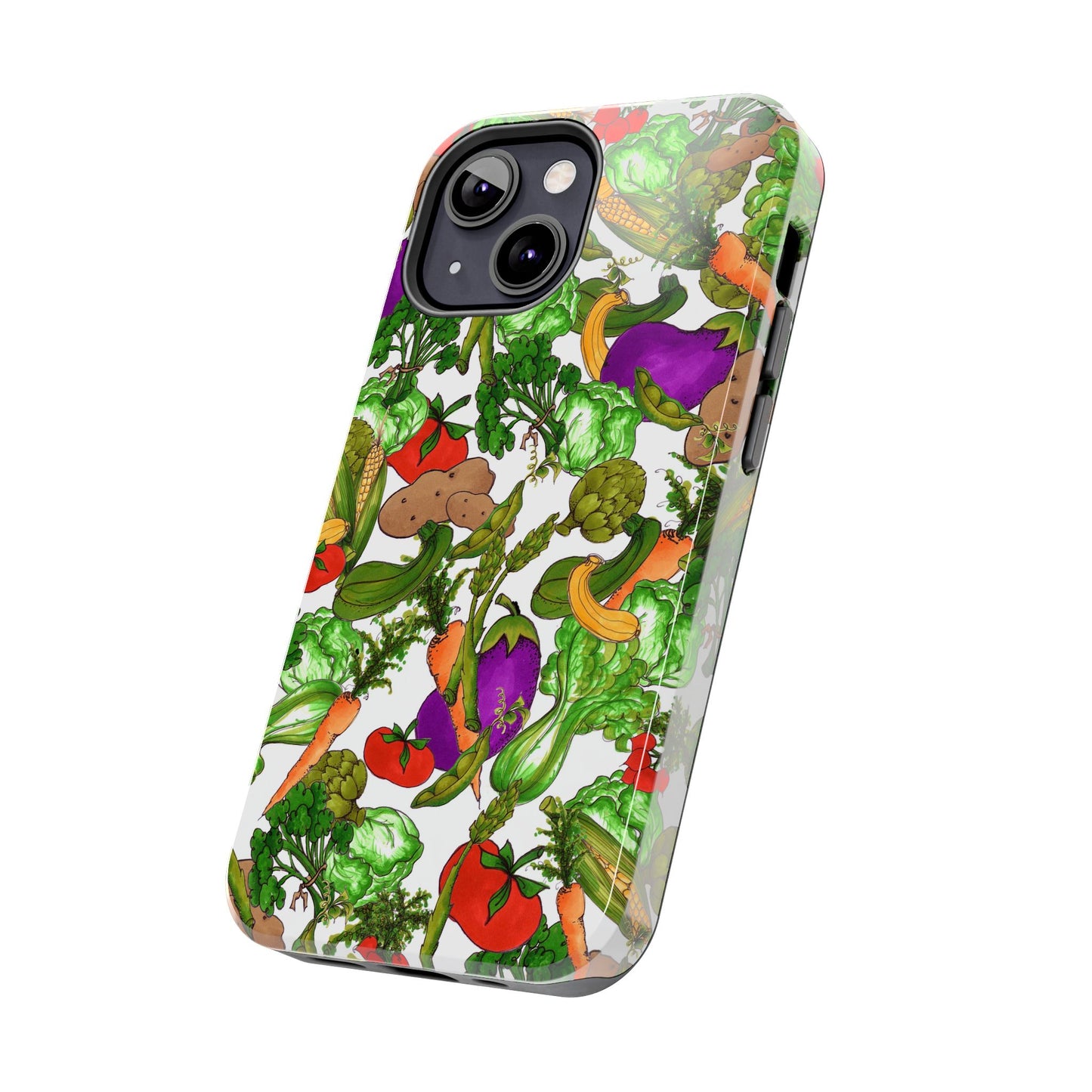 Veggie Jungle White Phone Case