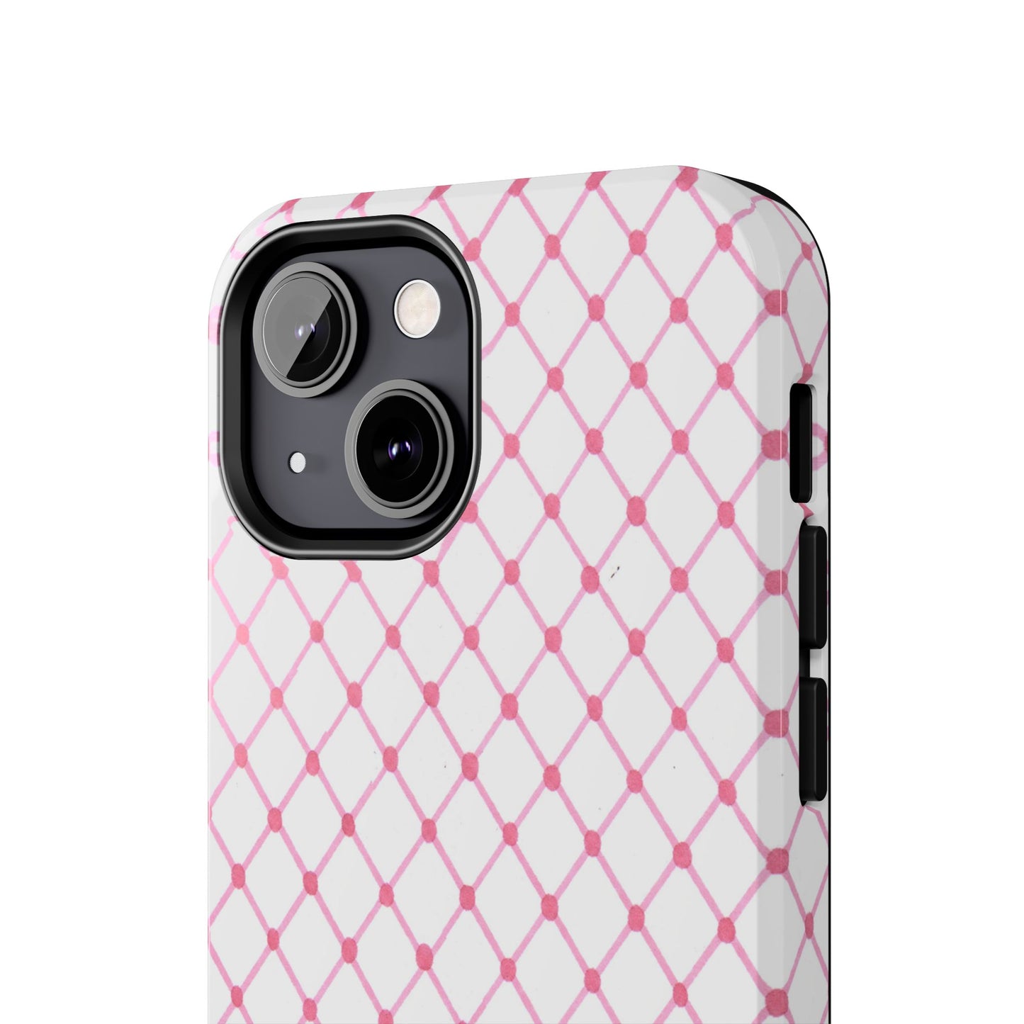 Diamond White / Pink Phone Case