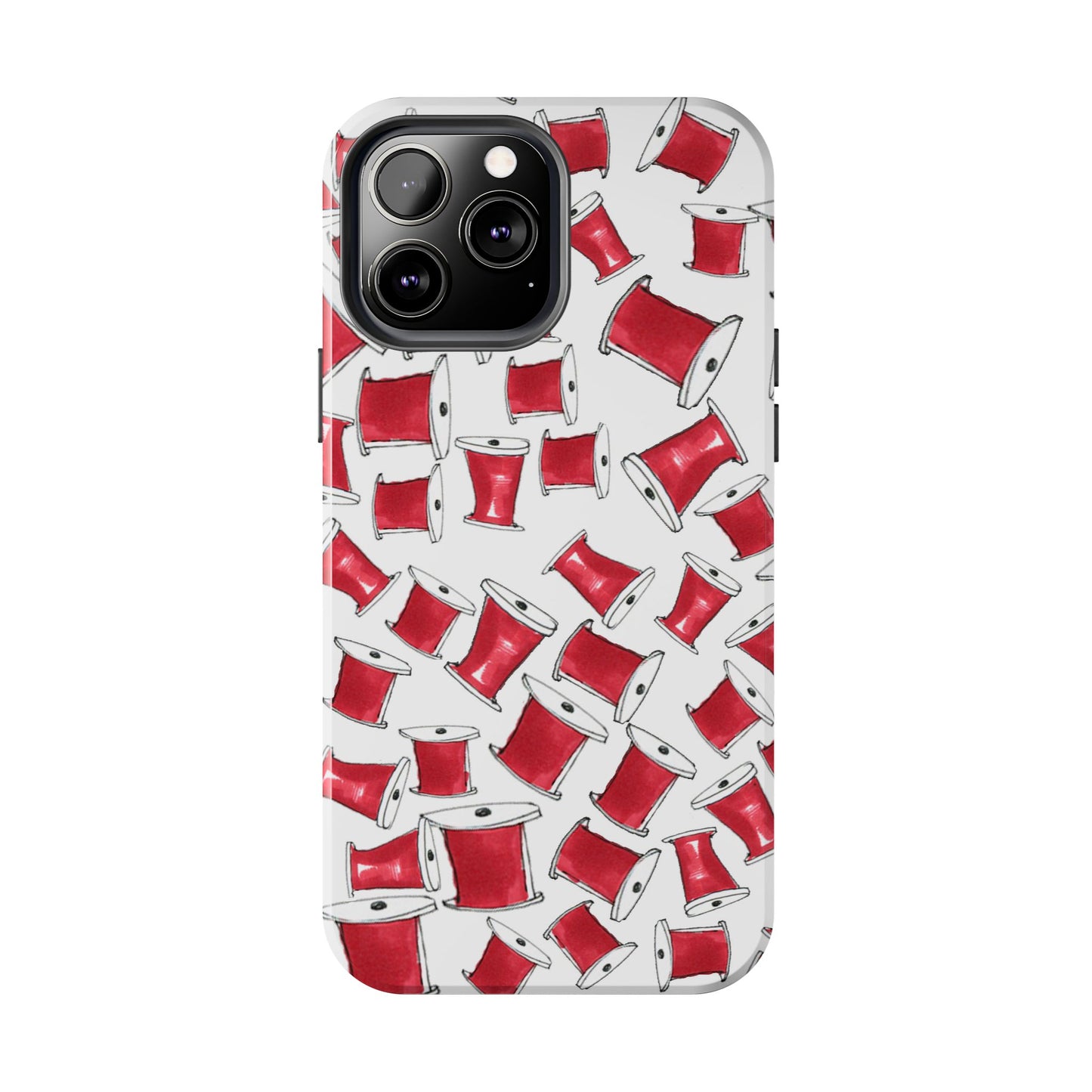 Red Thread White Phone Case
