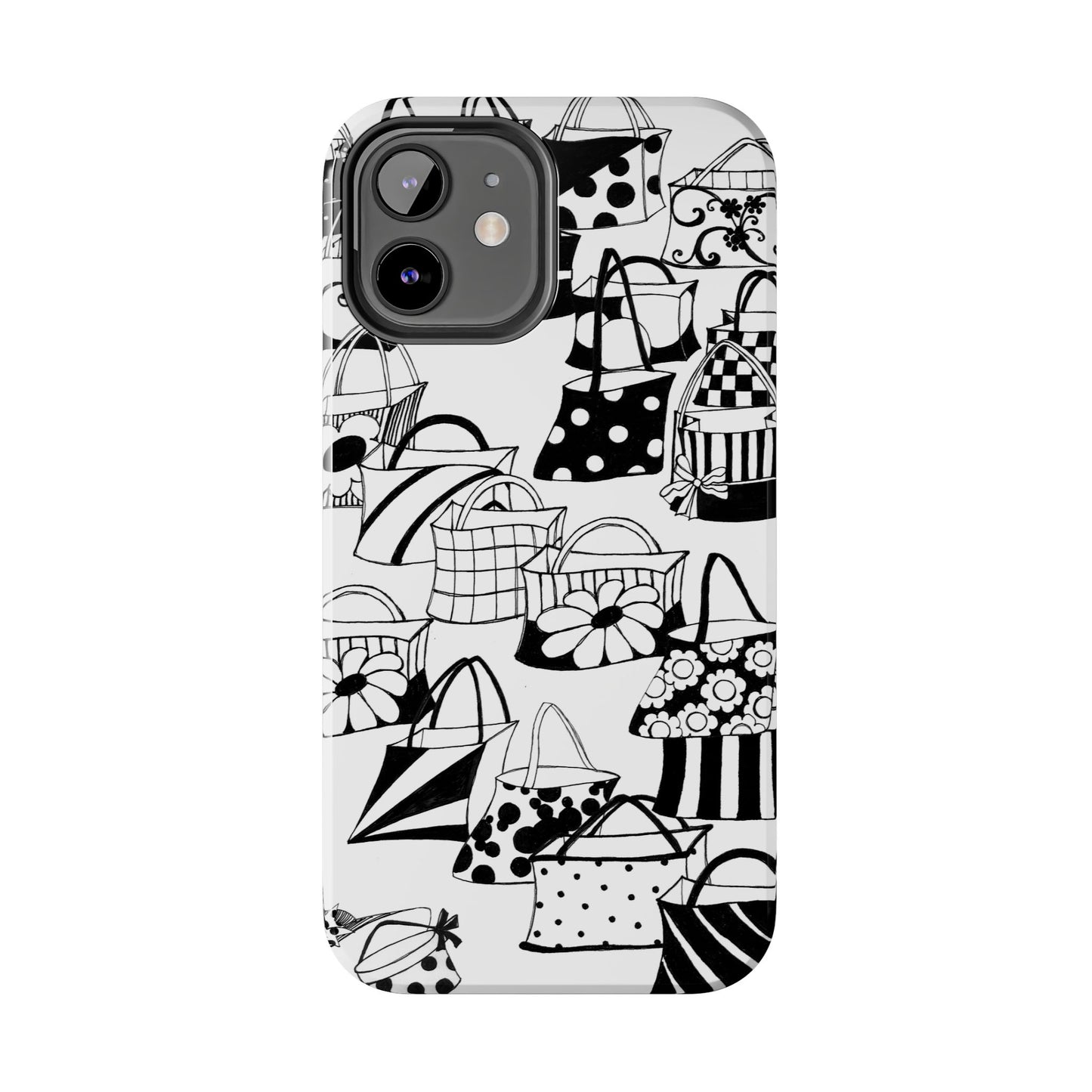 Totes White / Black Phone Case
