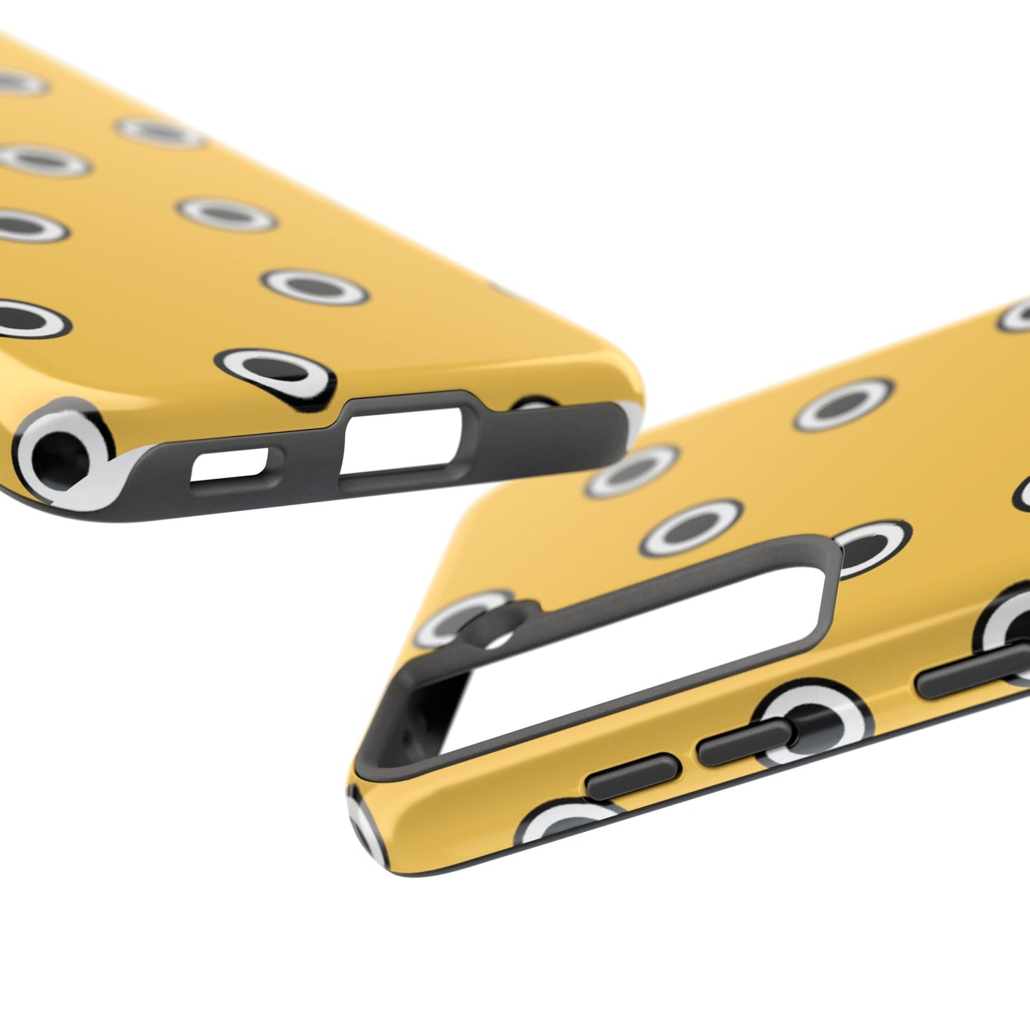 CD Dots Yellow / Black Phone Case