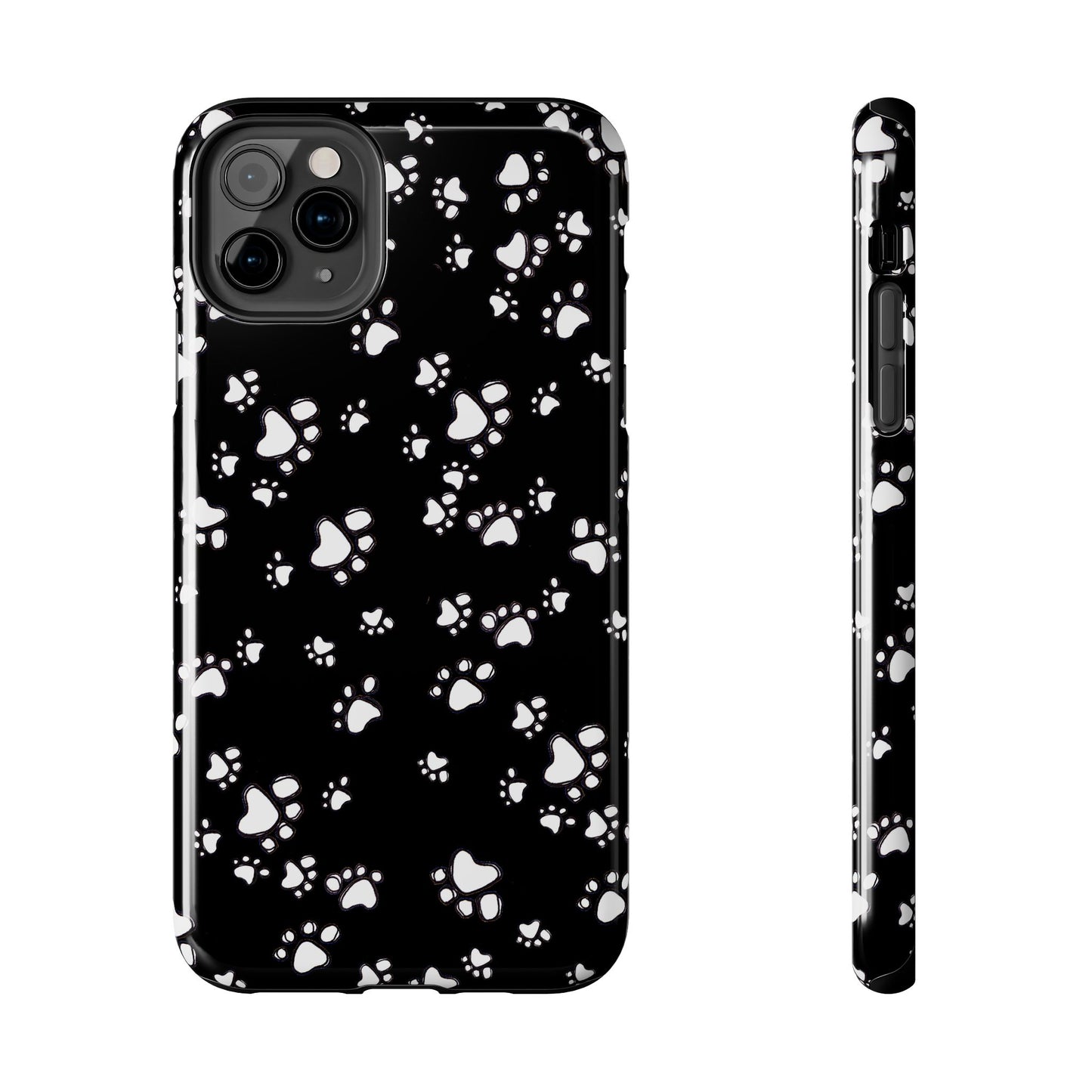 Paw Flakes Black Phone Case