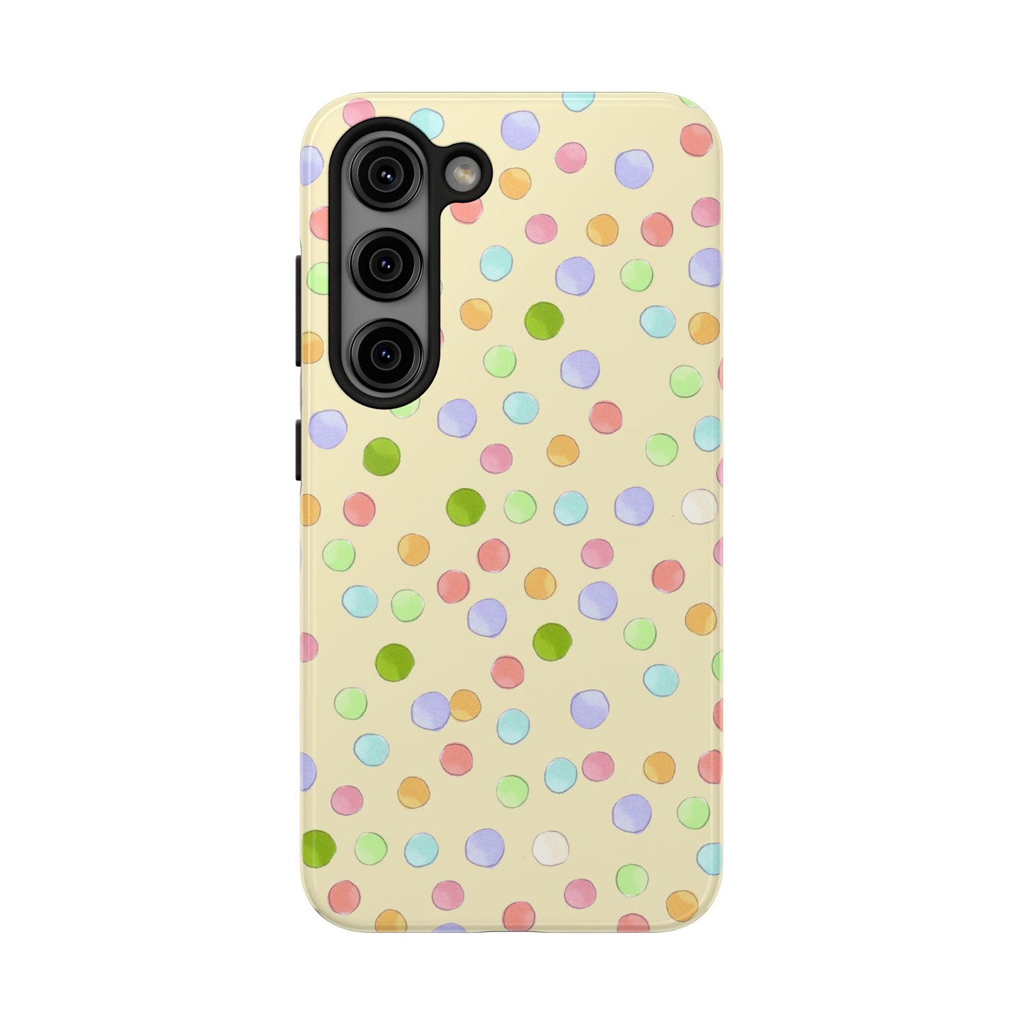 Happy Dots Yellow Phone Case