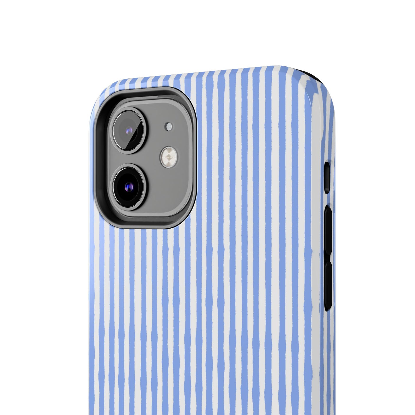 Lazy Stripe Blue / White Phone Case