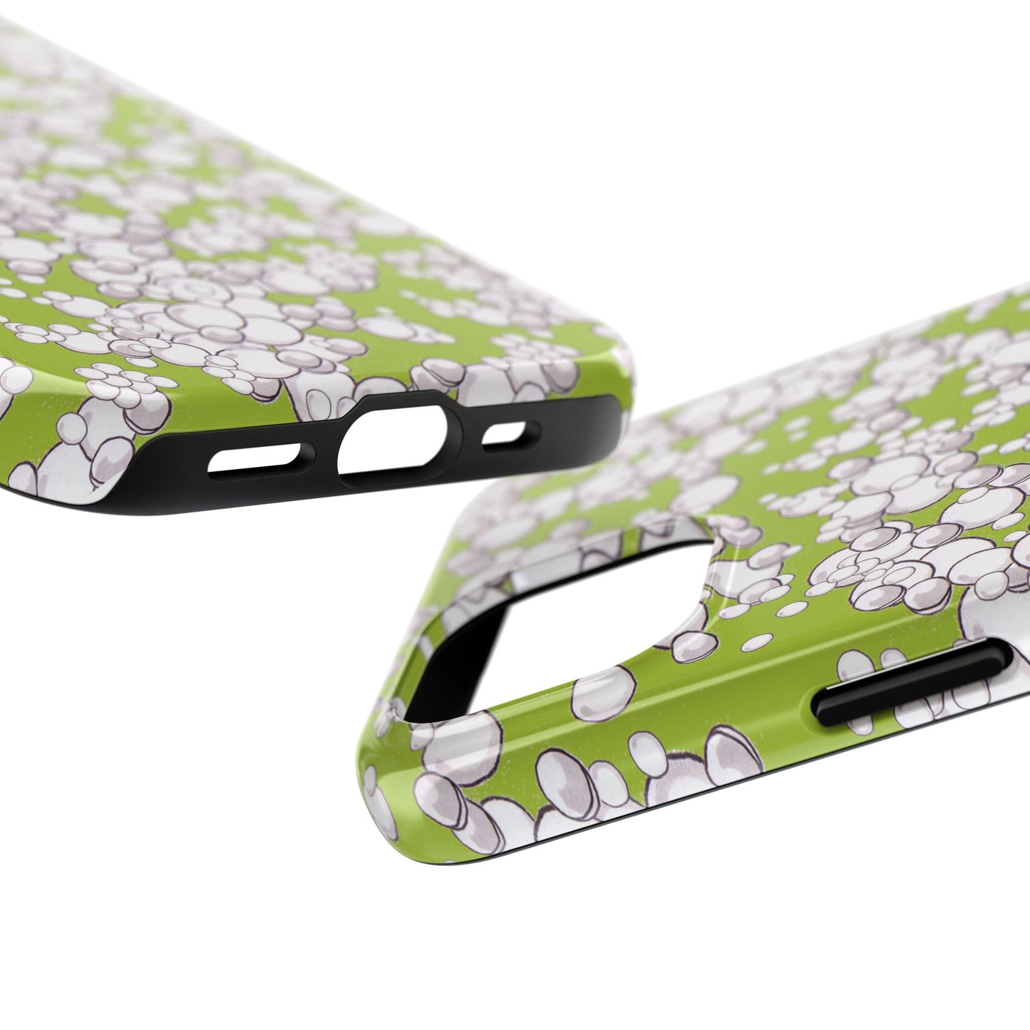 Bubble Dots Green Phone Case