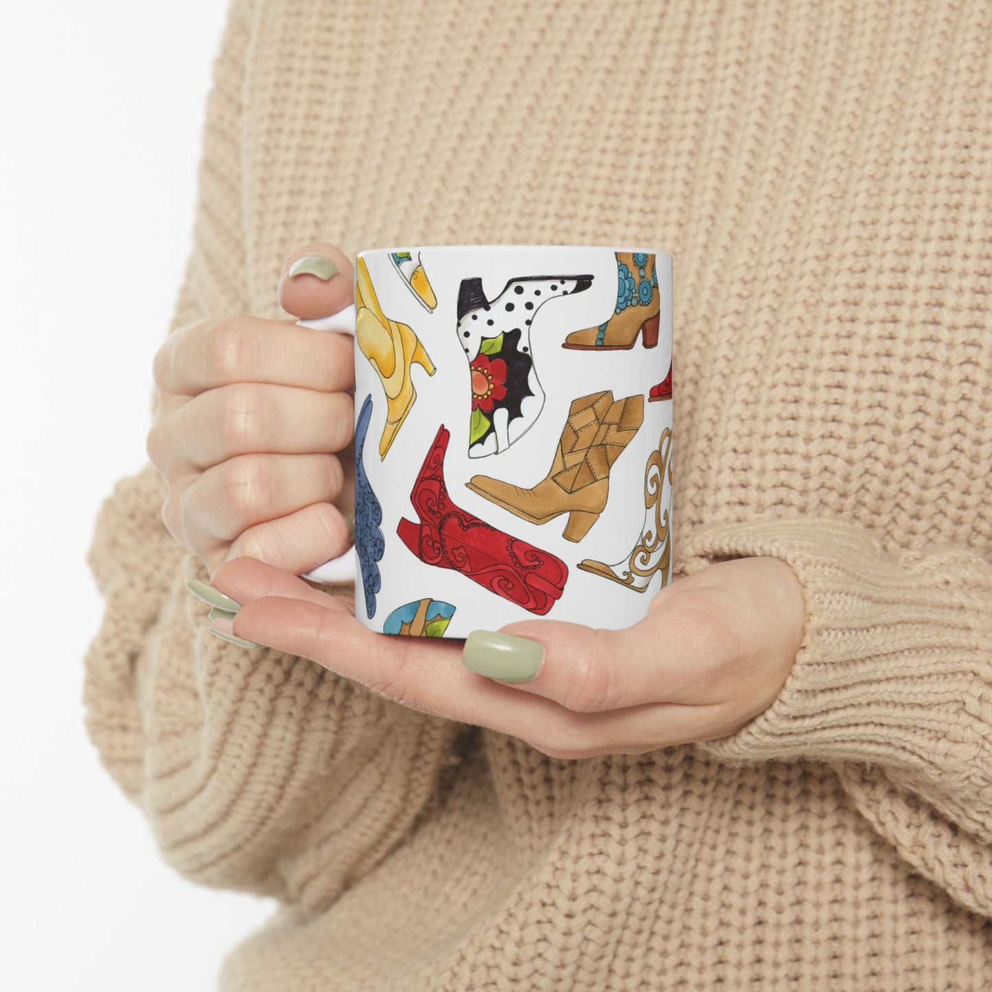 Bootery White Cup