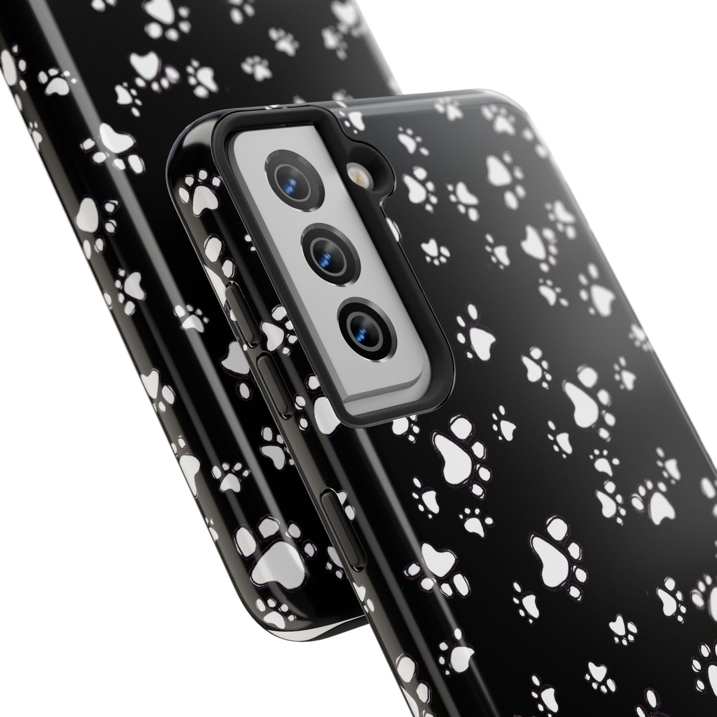 Paw Flakes Black Phone Case