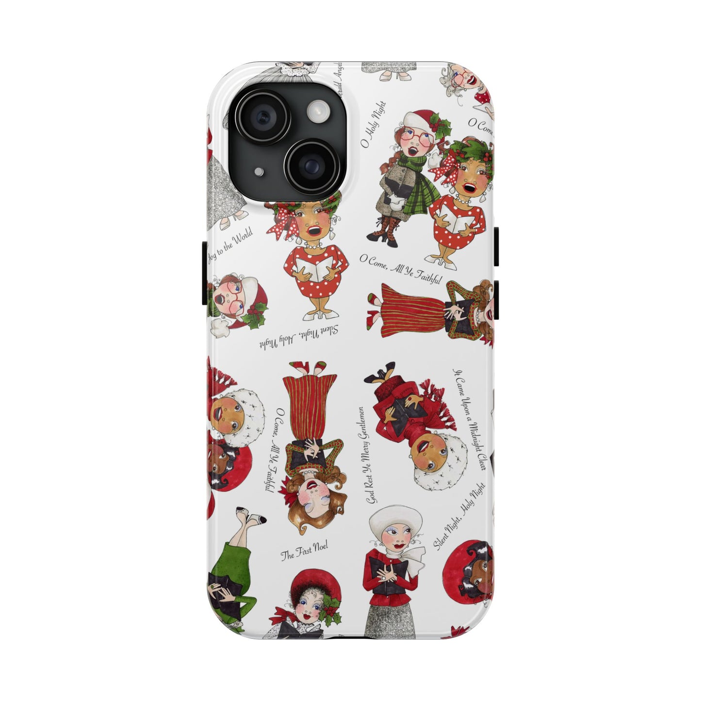 Tossed Carolers Phone Case