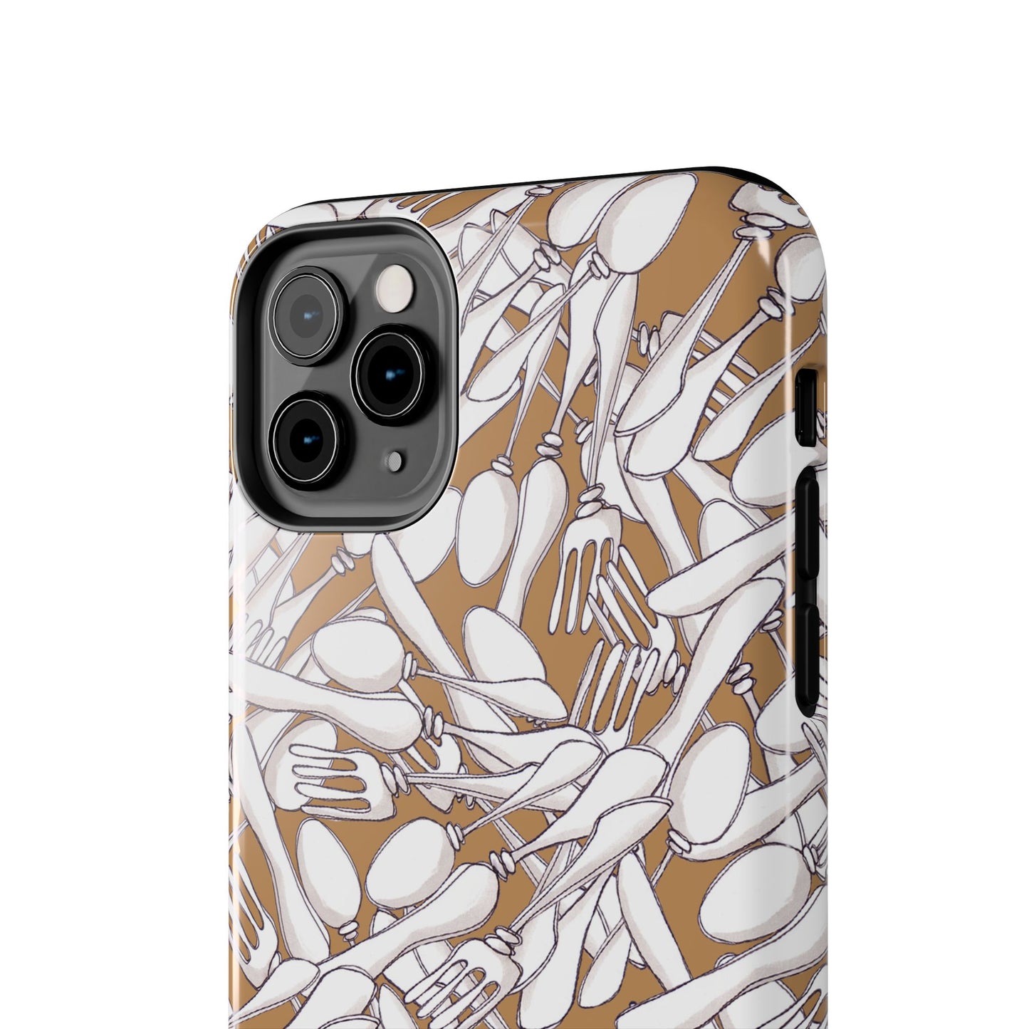 Silverware Wars Brown Phone Case