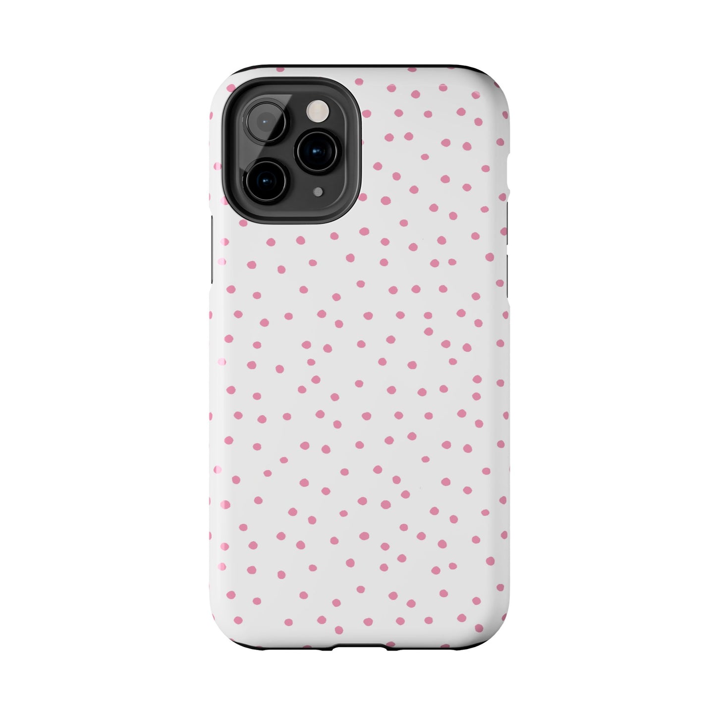 Dinky Dots White / Pink Phone Case