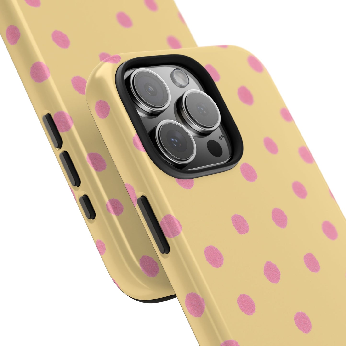 Medium Dots Sunshine / Pink Phone Case