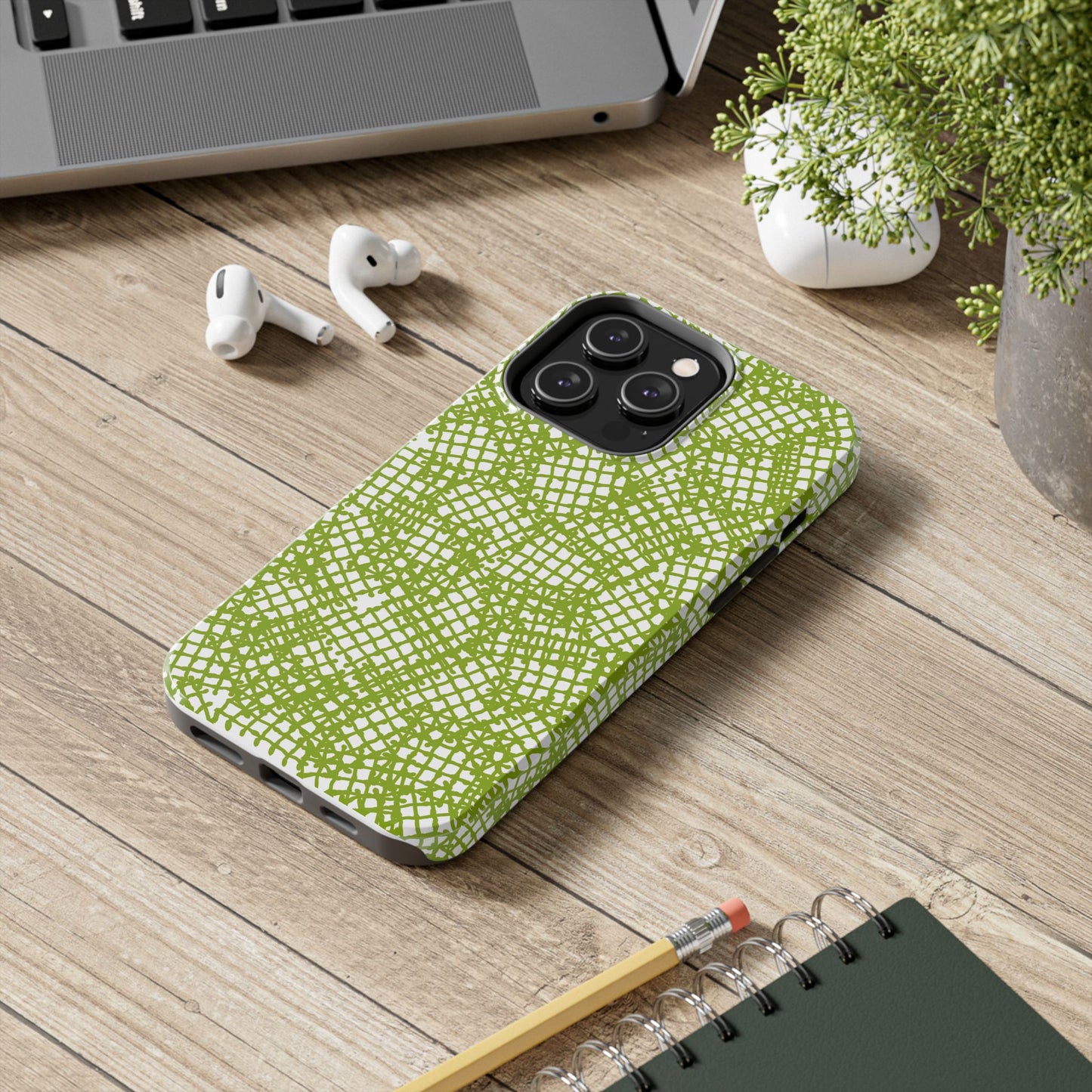 Random Waffle Green Phone Case