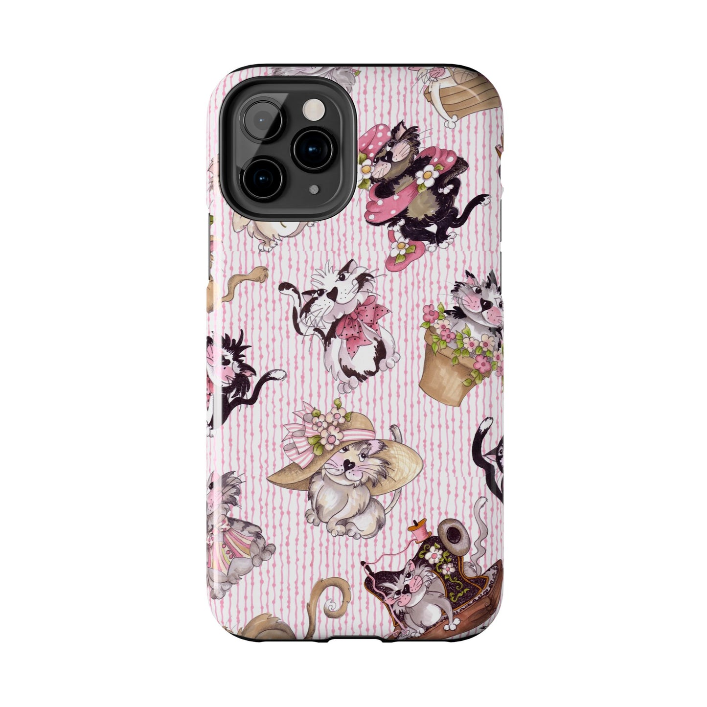 Fancy Cats Pink Phone Case