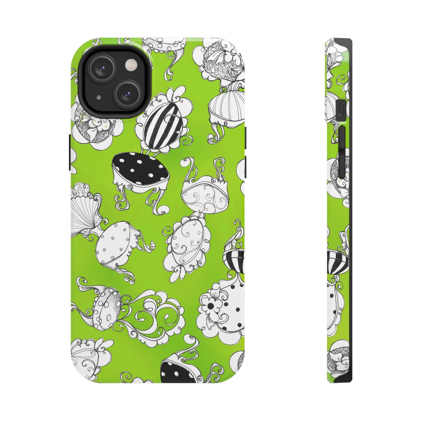 Bistro Chairs Lime Phone Case