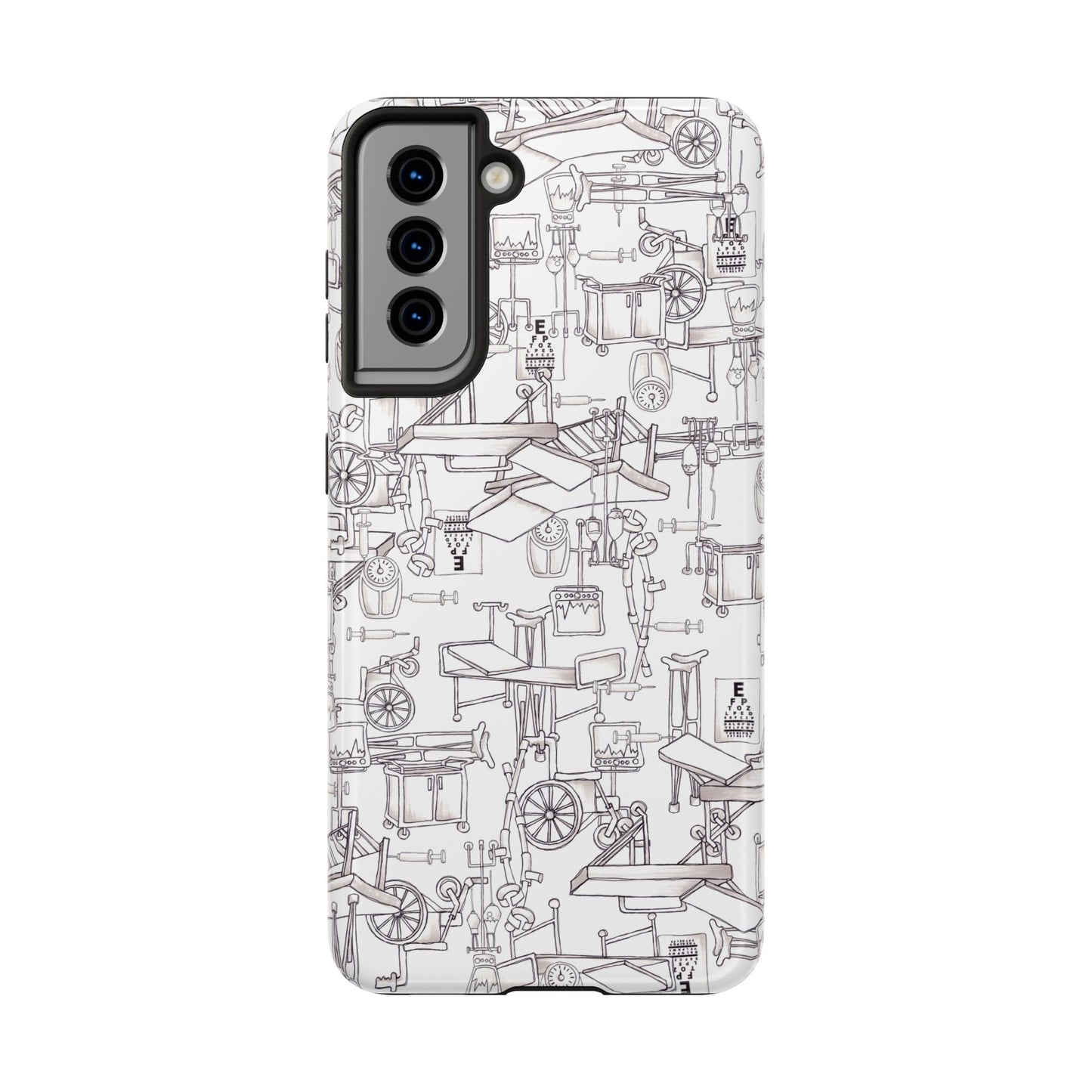 Essentials White / White Phone Case