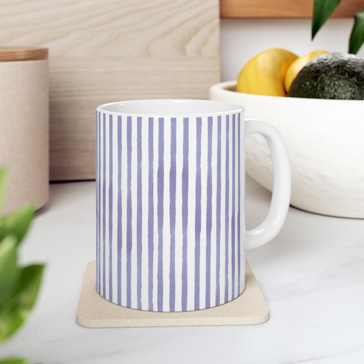 Lazy Stripe Sailor Blue Cup
