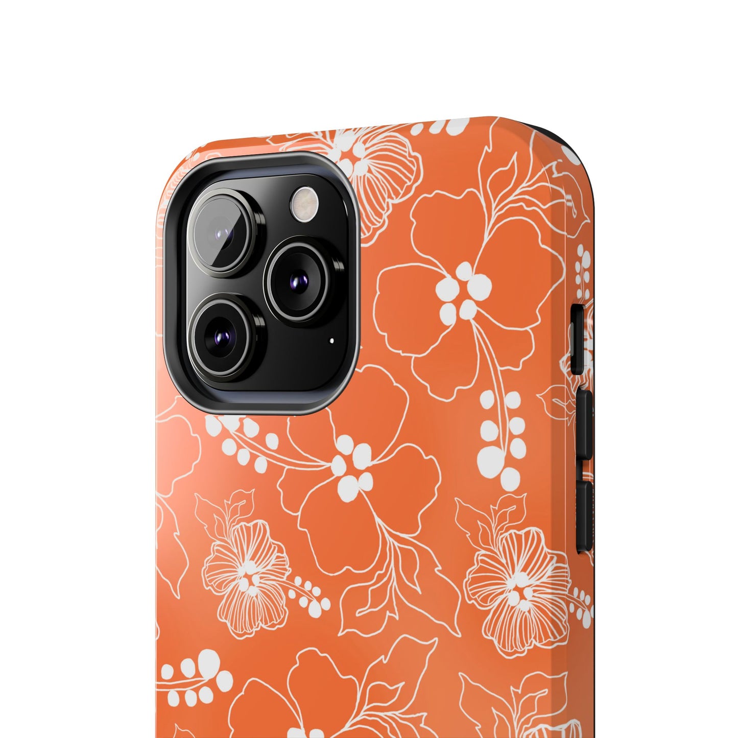Lacey Hibiscus Coral Phone Case