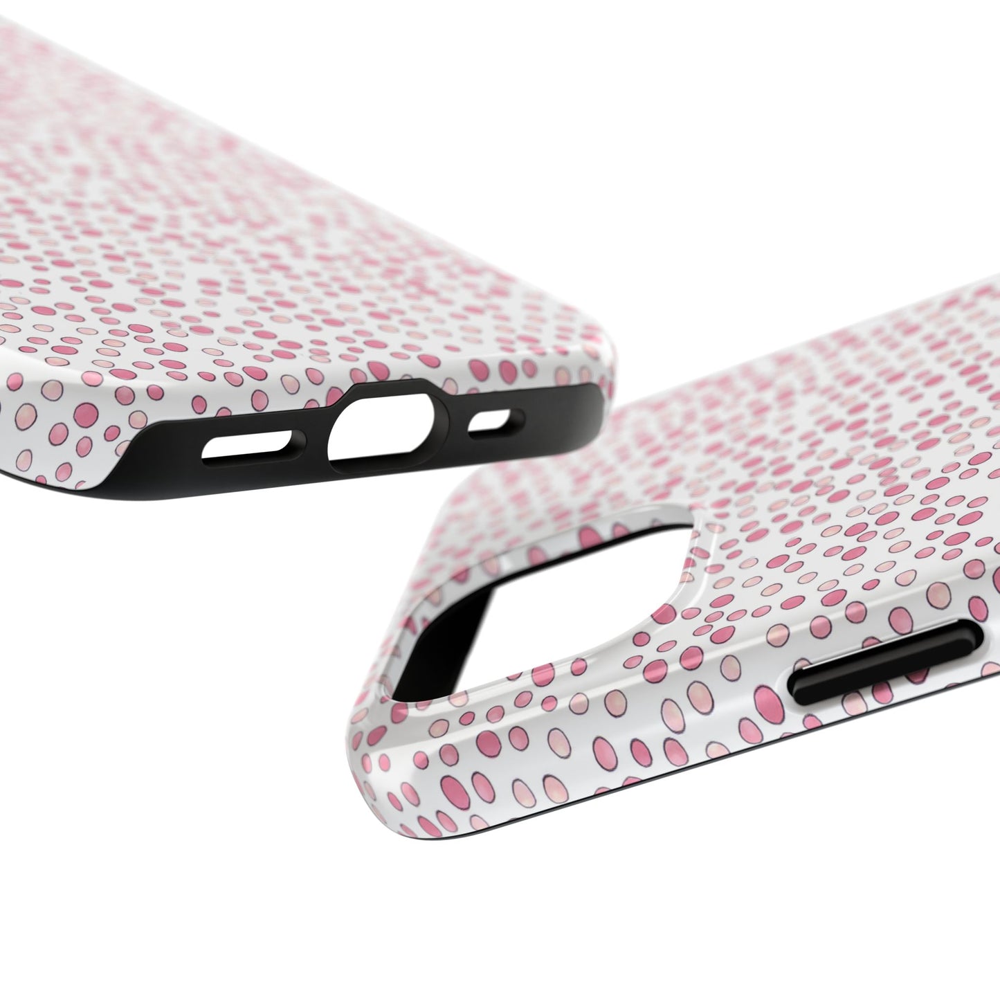 Water Spot Pink / White Phone Case
