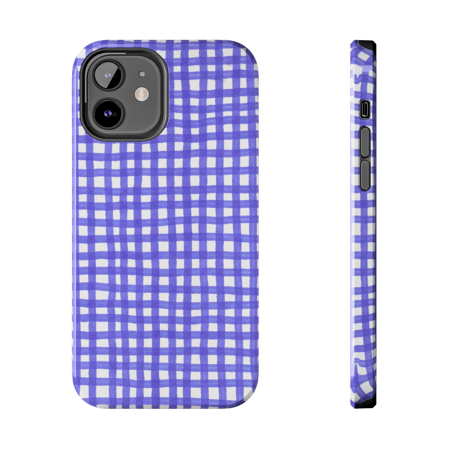 Chipper Check Blue Phone Case