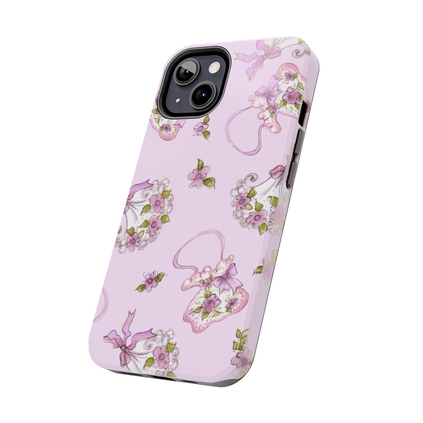 Flower Model Hand Bag Phone Case