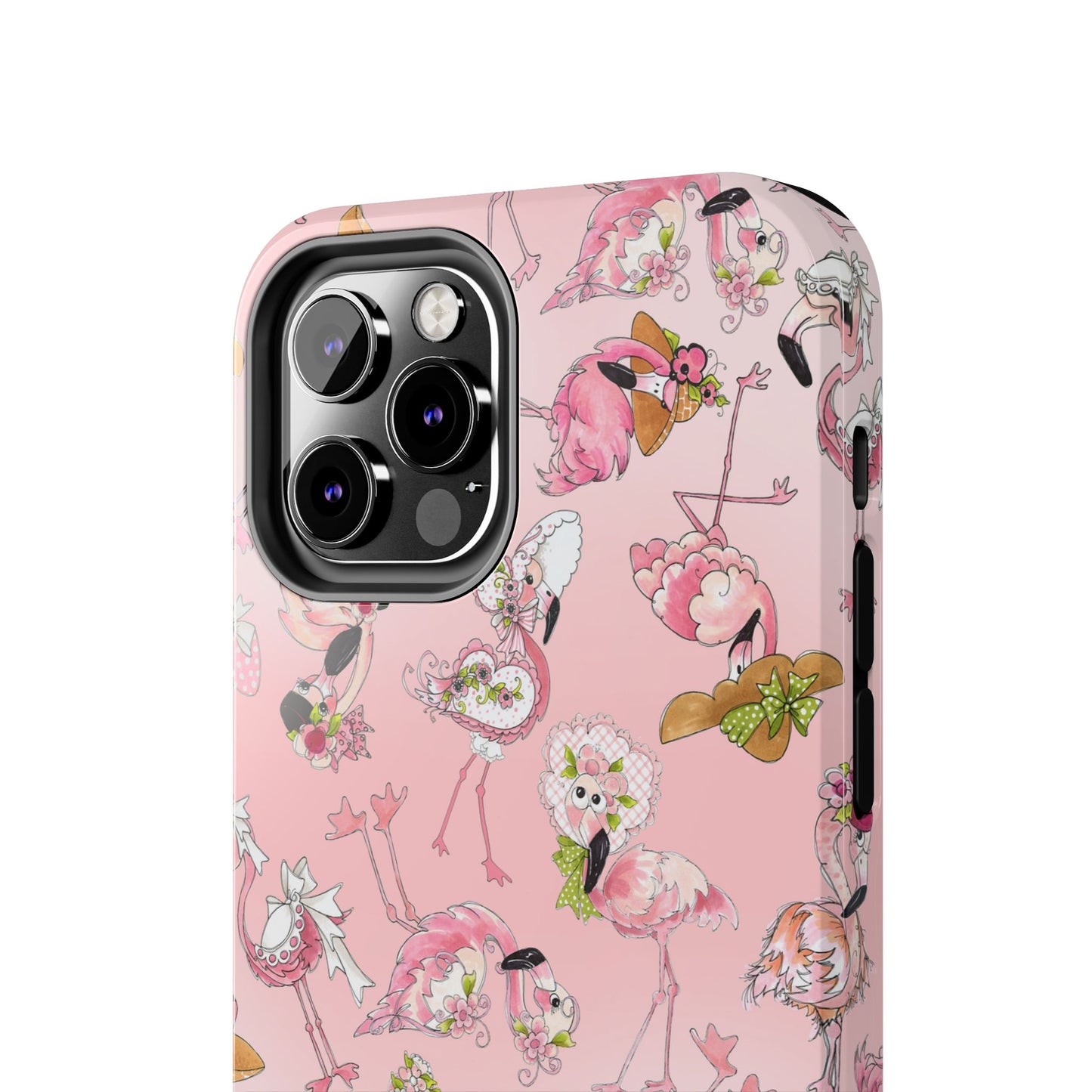 Tossed Flams Pink Phone Case