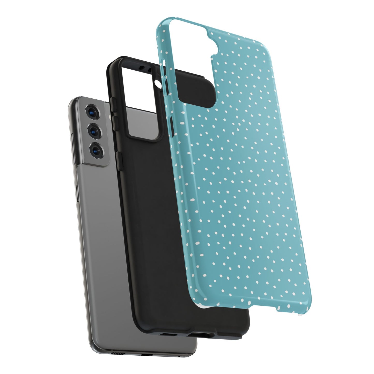 Dinky Dots Turquoise / White Phone Case