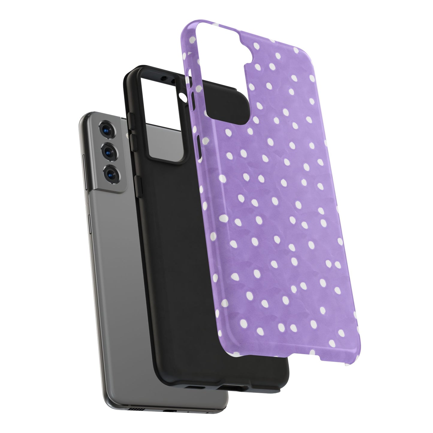 Curious Dots Purple Phone Case