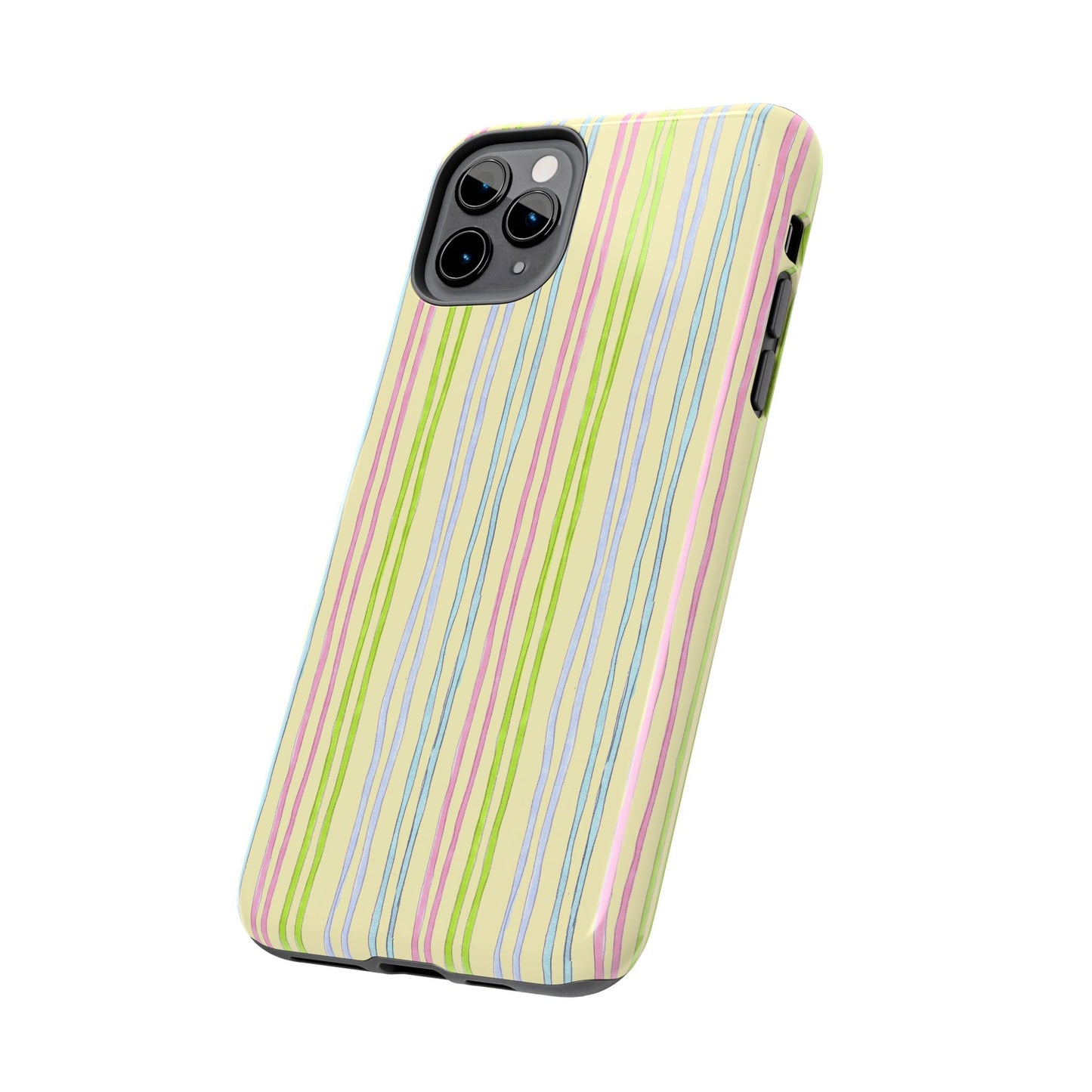Belle Stripe Yellow Phone Case