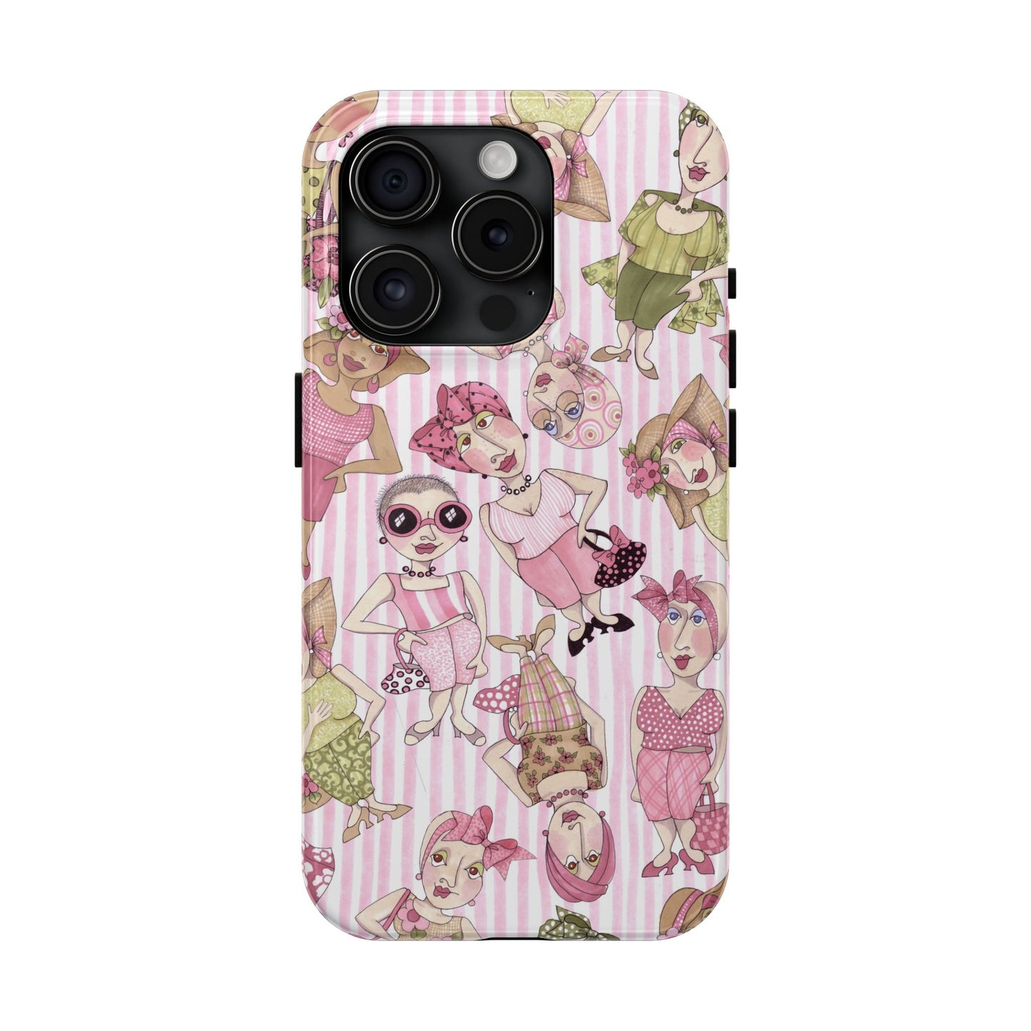 Tossed Ladies Pink Phone Case