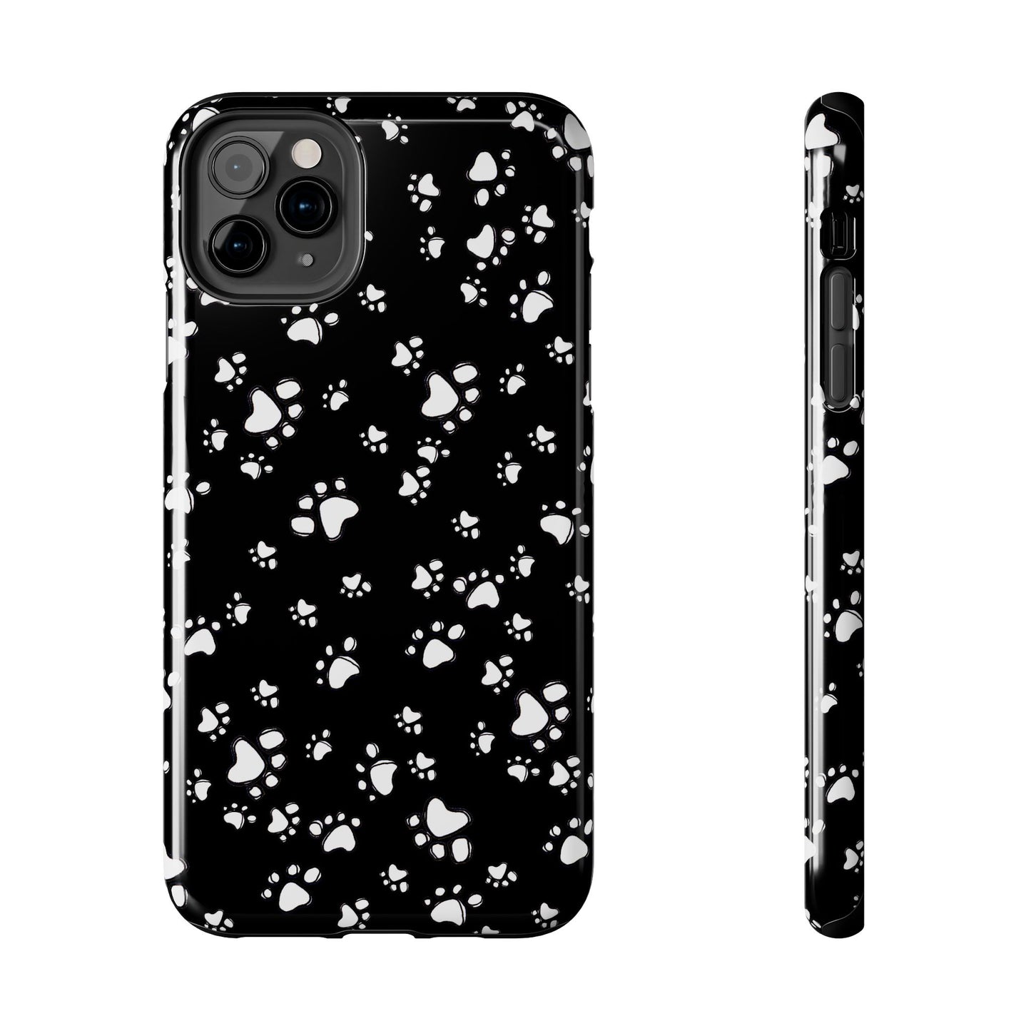 Paw Flakes Black Phone Case