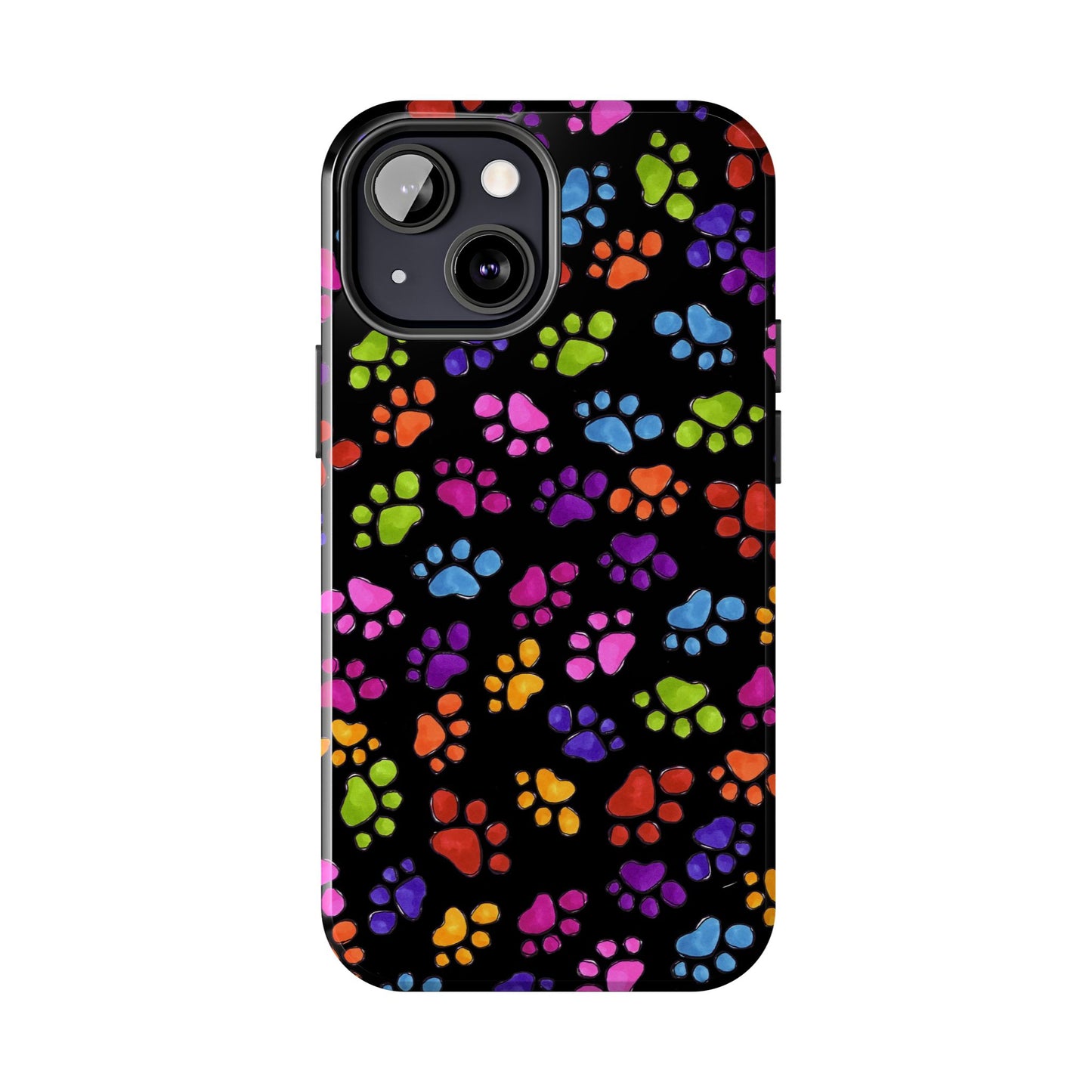 Fancy Paws Black Phone Case