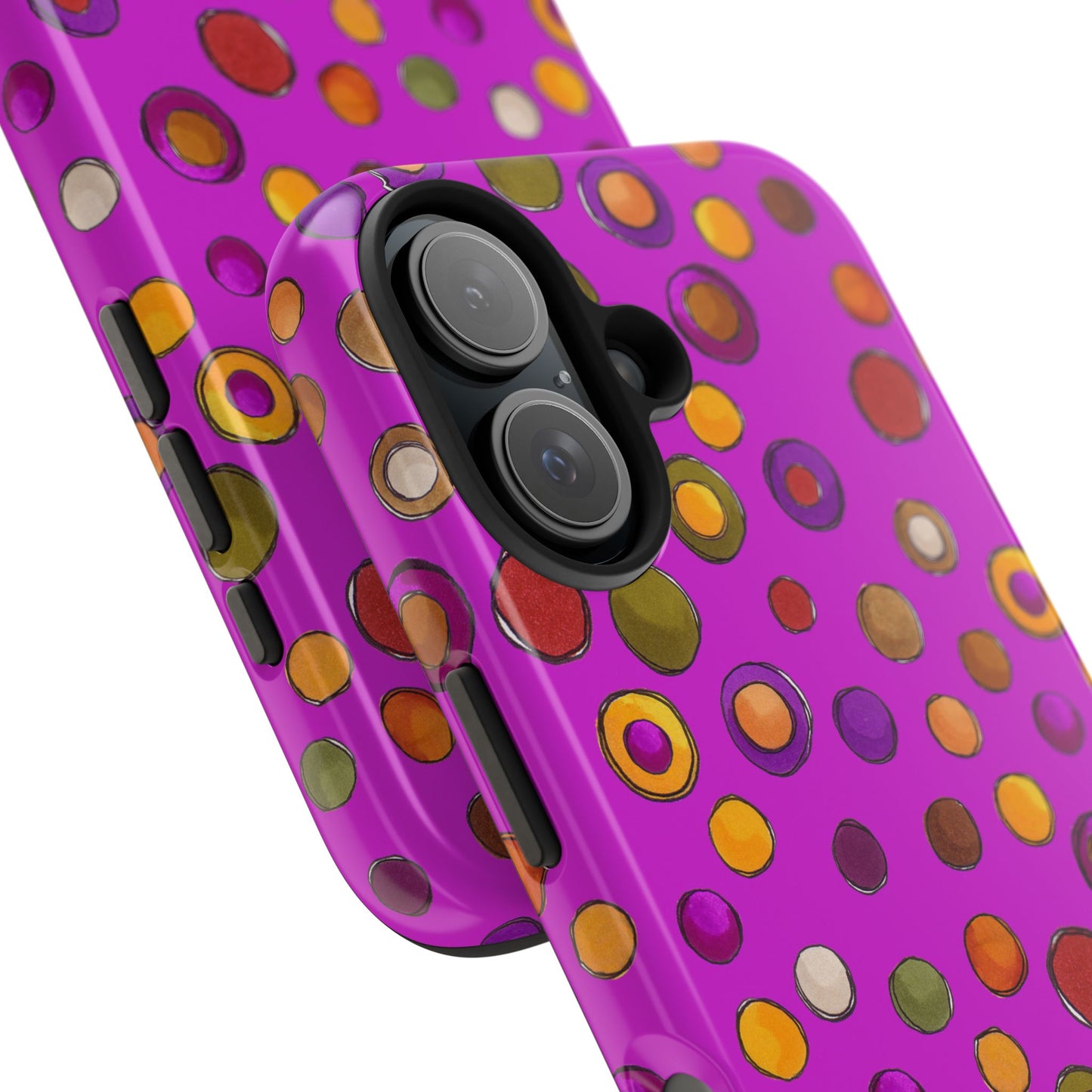 Double Dot Fuchsia Phone Case